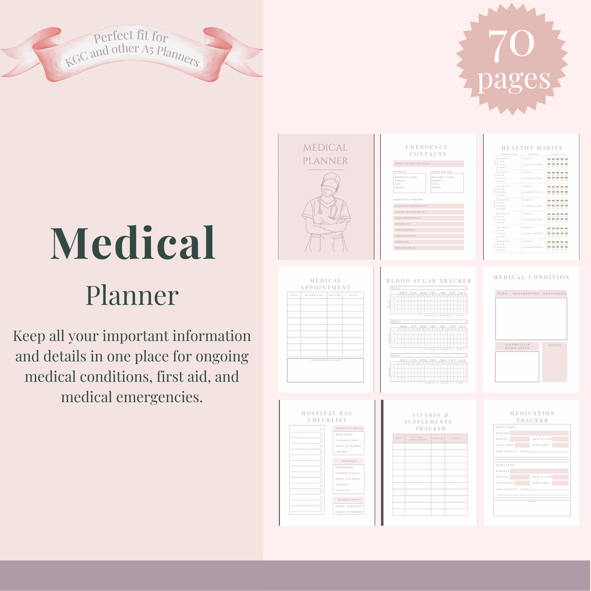 Planner Inserts – Kate Grosvenor Lifestyle