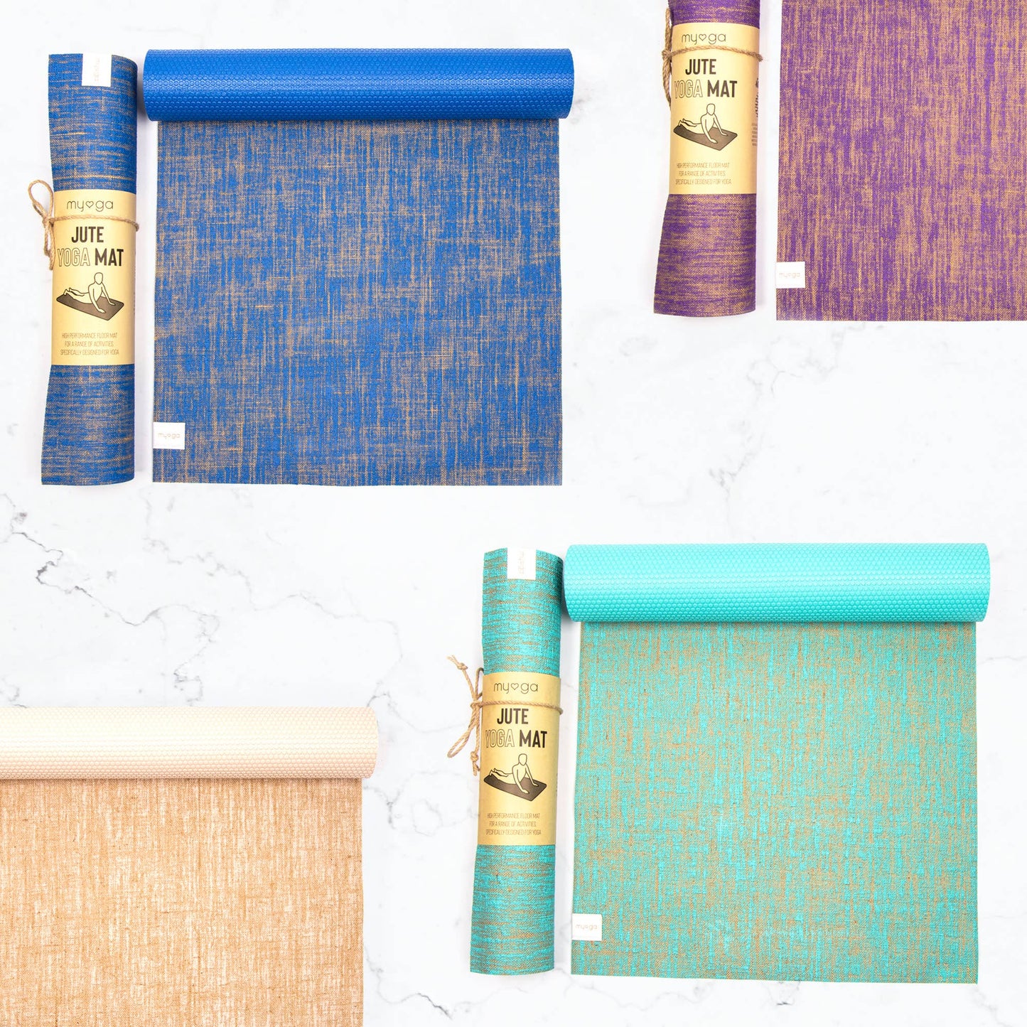 Jute Mats: Black