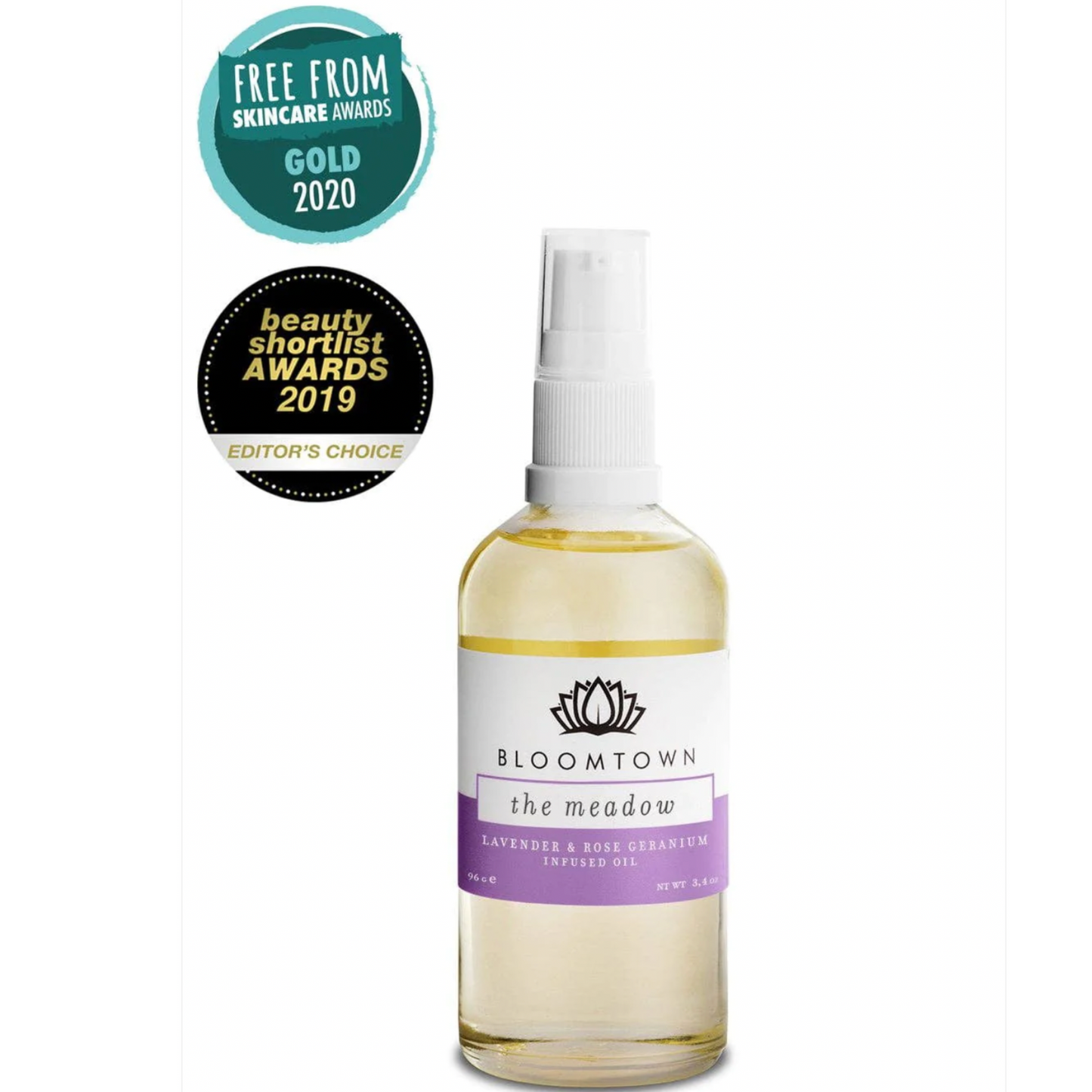 Bloomtown Body & Bath Oil - The Meadow (Lavender & Rose Geranium)