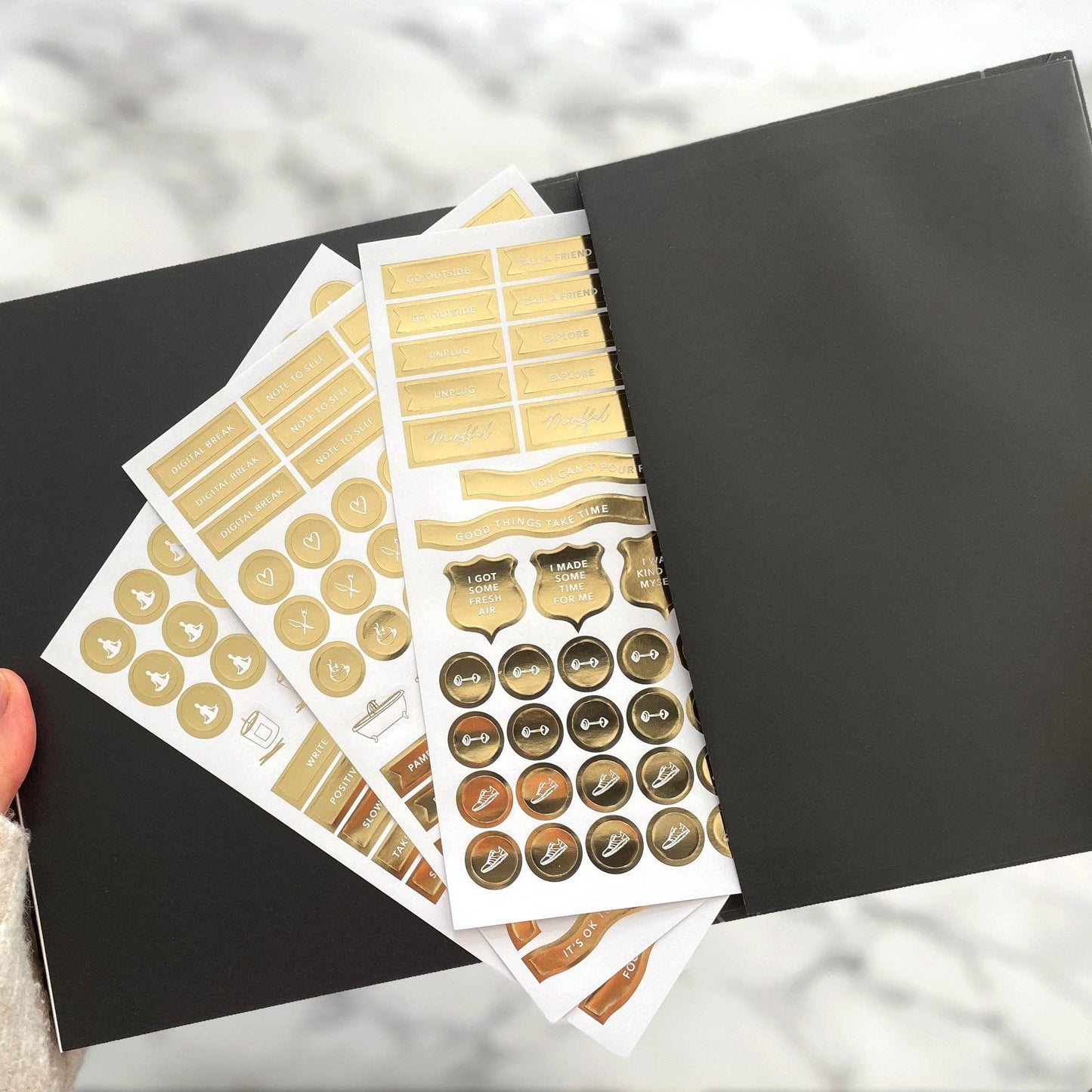 Body + Soul (Cloth) Wellness Journal and Planner (Cloth)