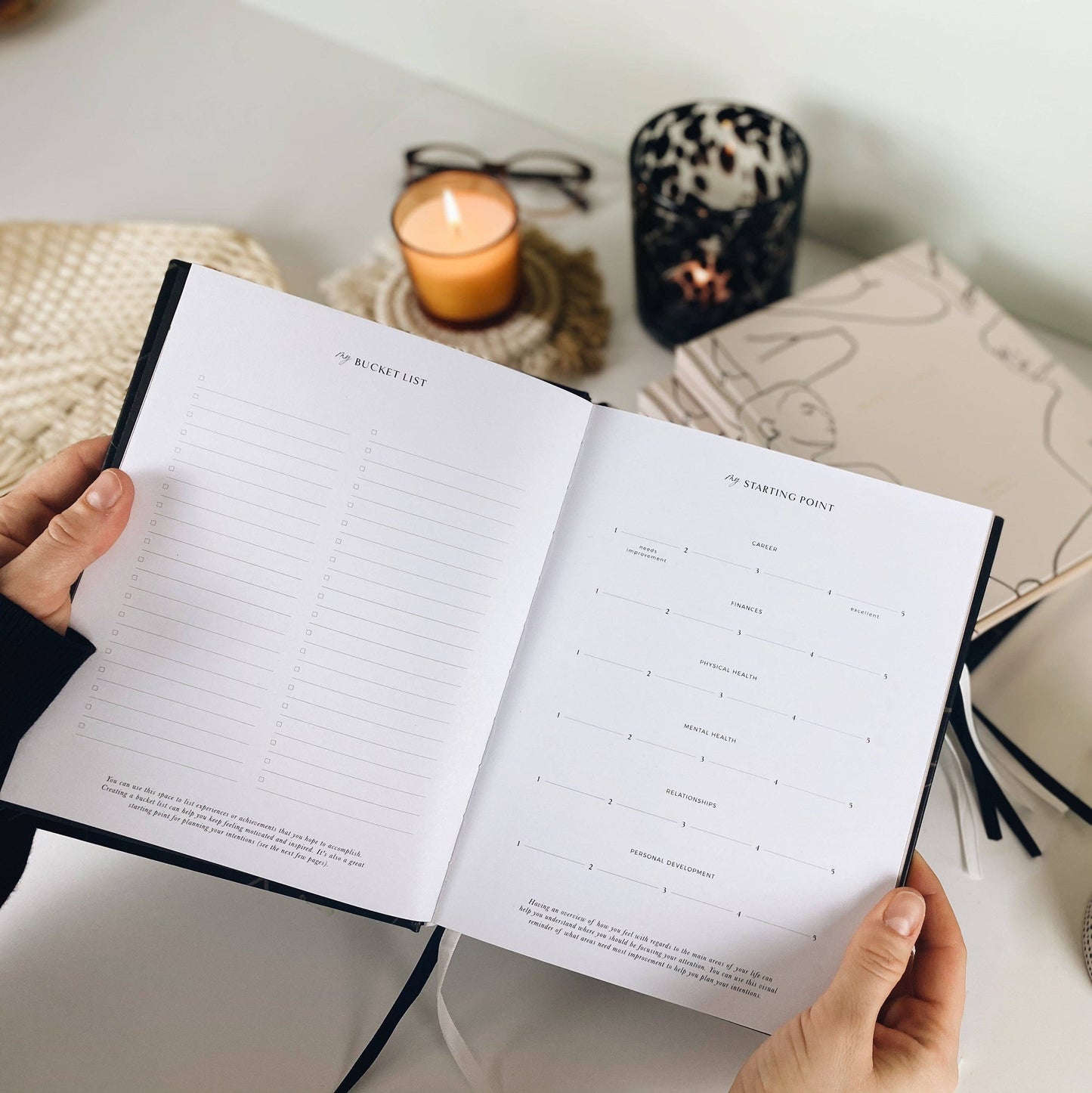 Body + Soul (Cloth) Wellness Journal and Planner (Cloth)