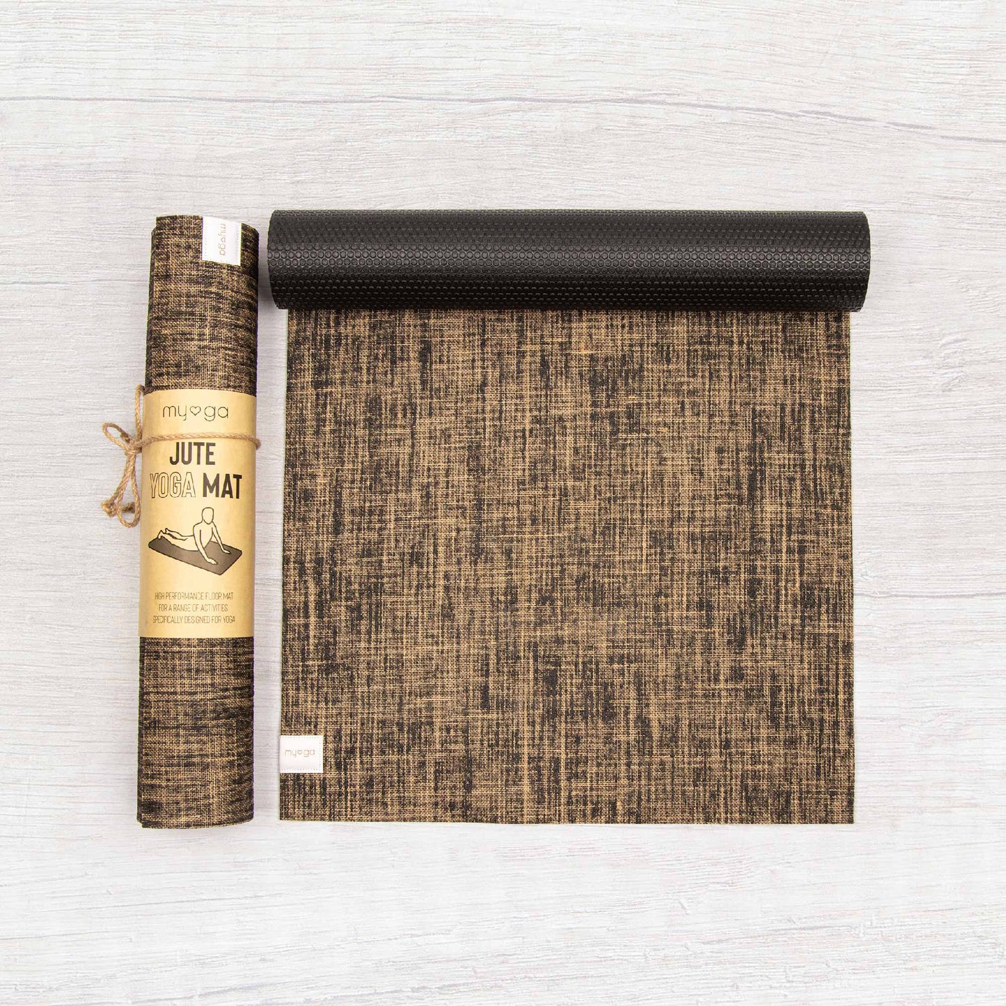Jute Mats: Black