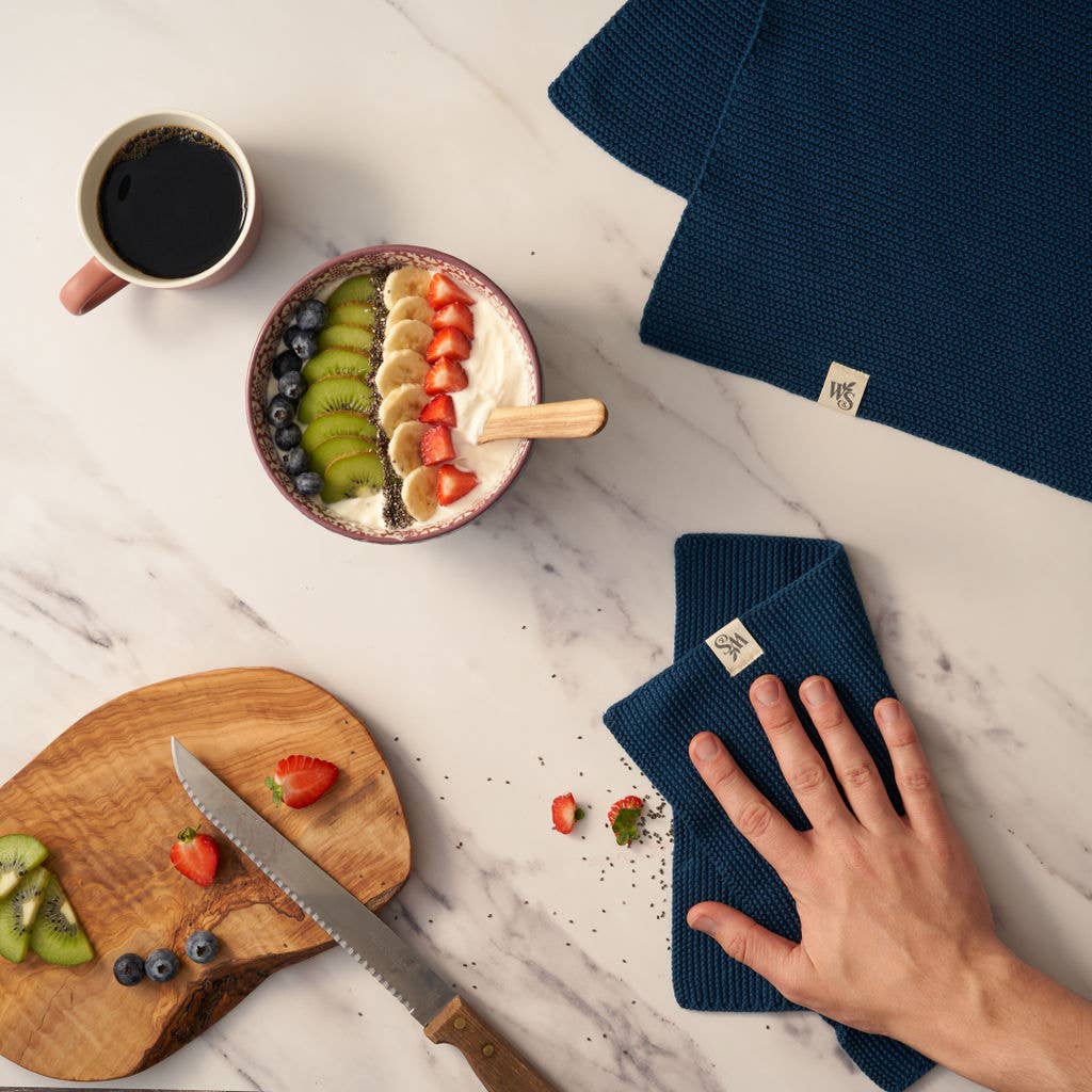 Hand Towels - 100% Organic Cotton - Ocean