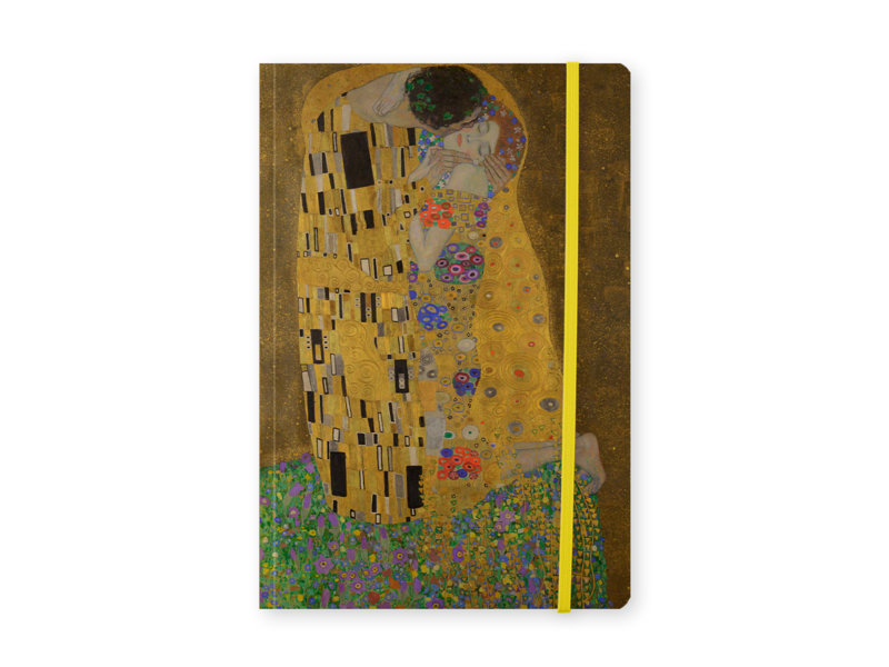 Softcover Books A5 , Gustav Klimt, The Kiss