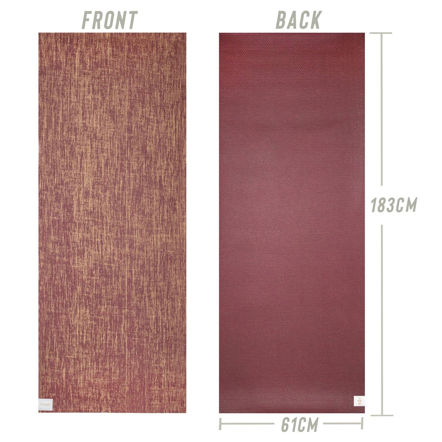 Jute Mats: Black