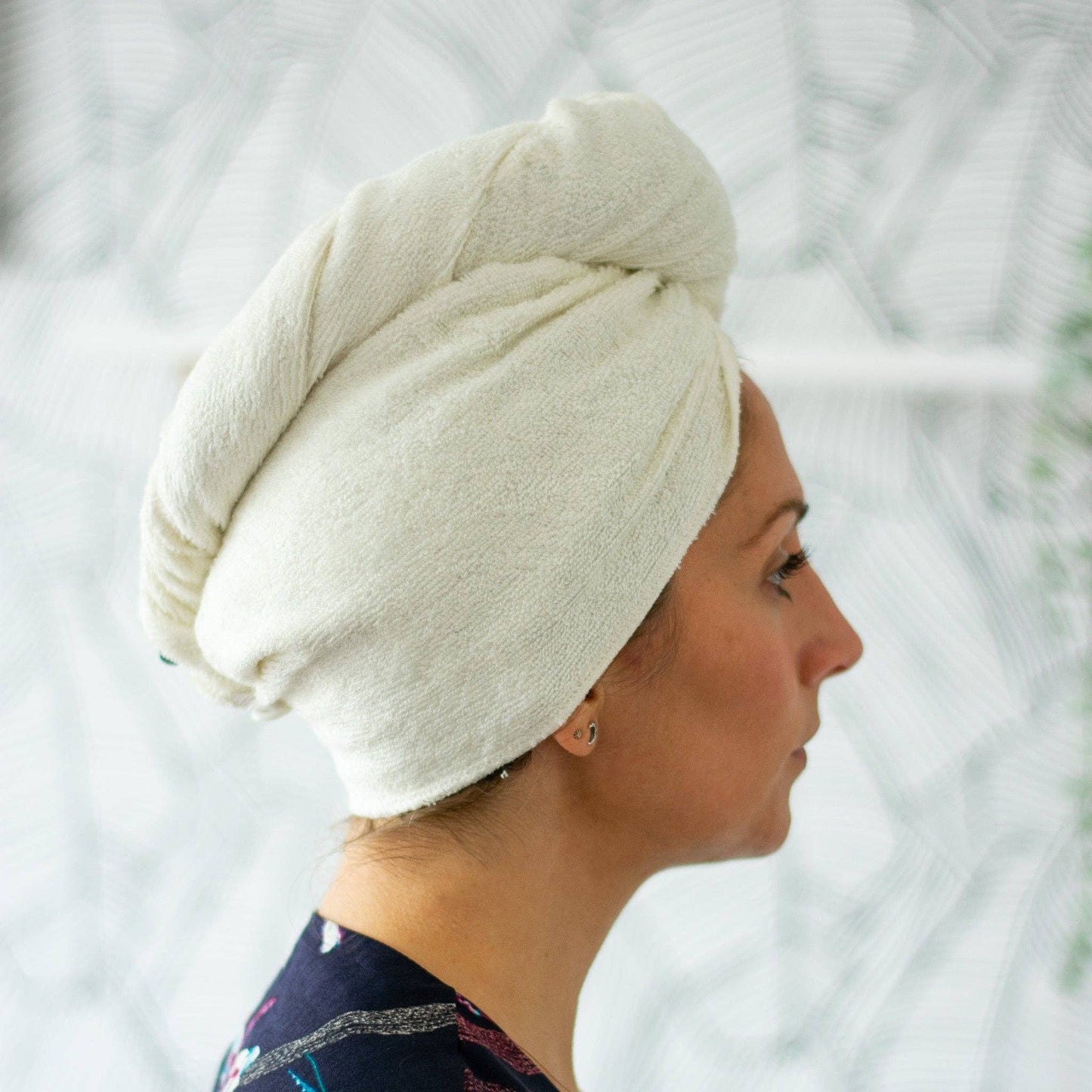 Bamboo Hair Wrap Towel, Super Soft For Drying Hair: Reusable Bamboo Hair Wrap