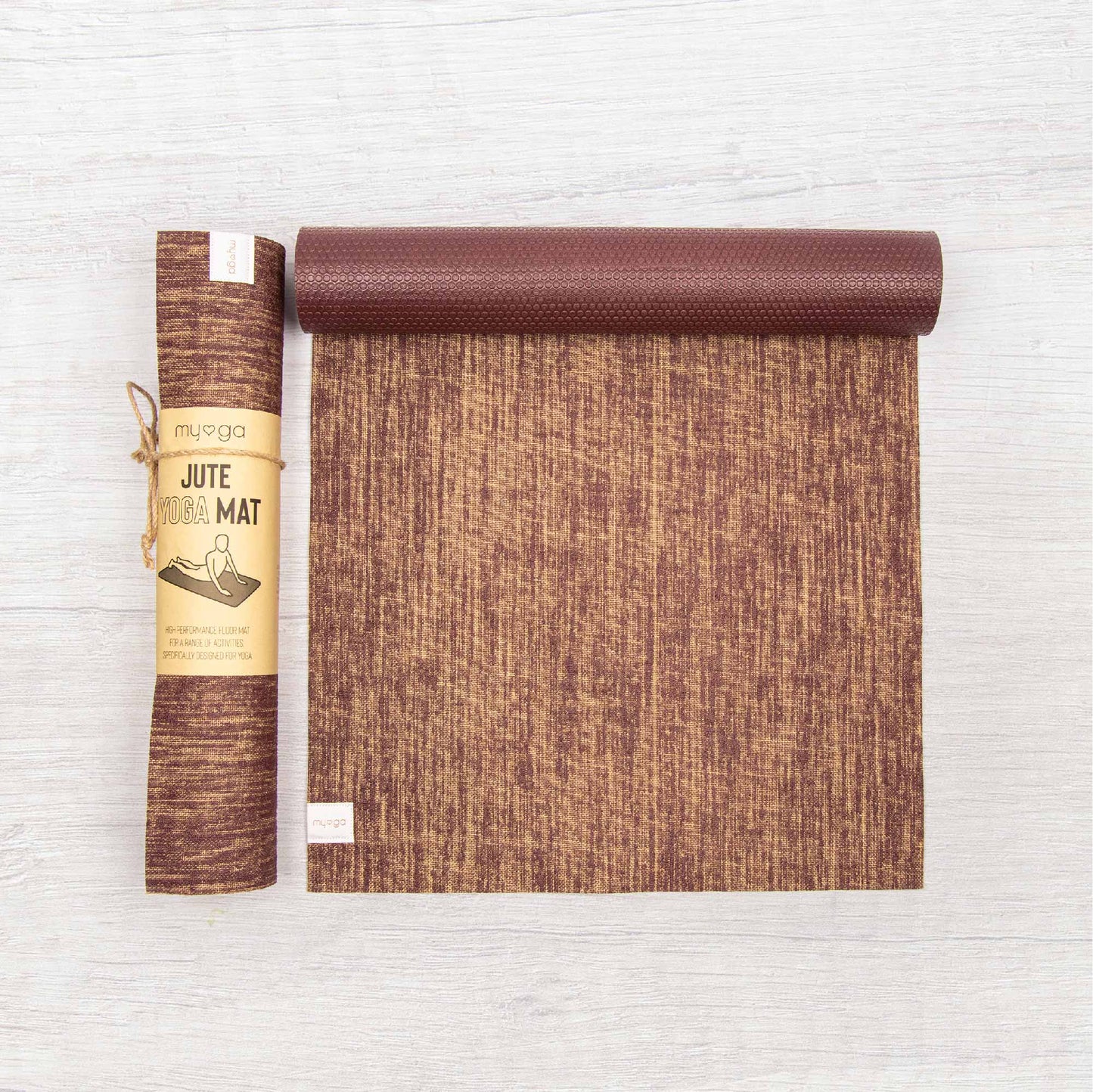 Jute Mats: Black