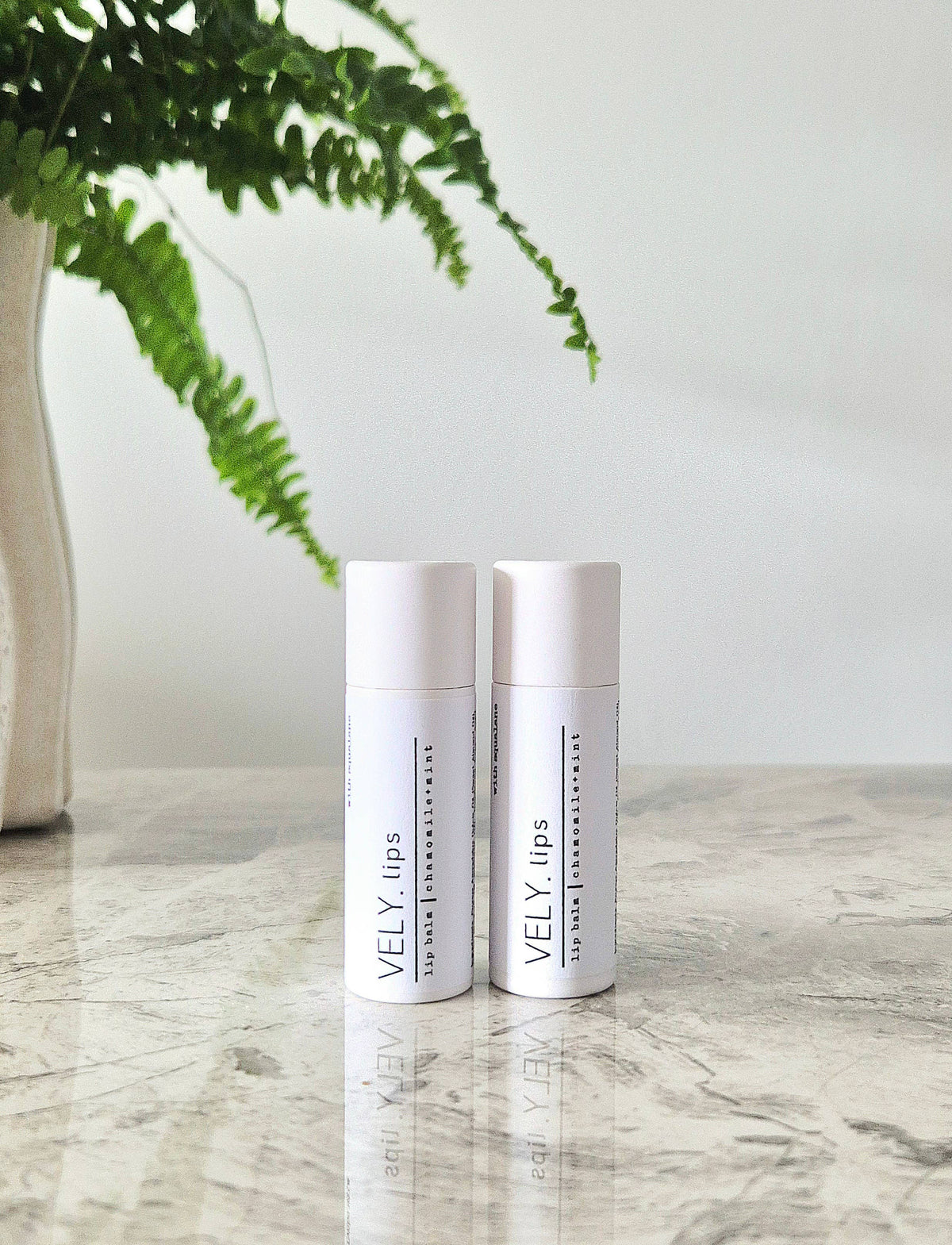 Natural Lip Balm With Organic Chamomile and Squalane