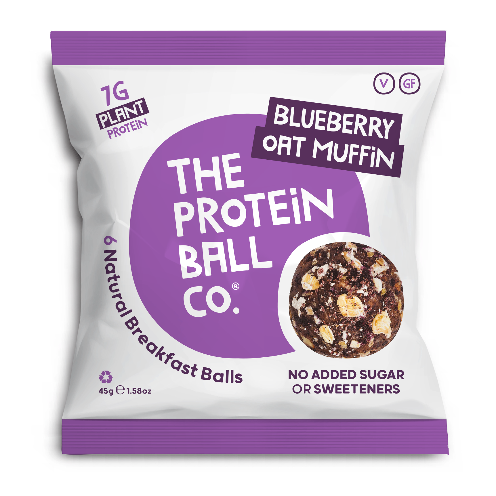Blueberry Oat Muffin Protein Balls - Breakfast To-Go