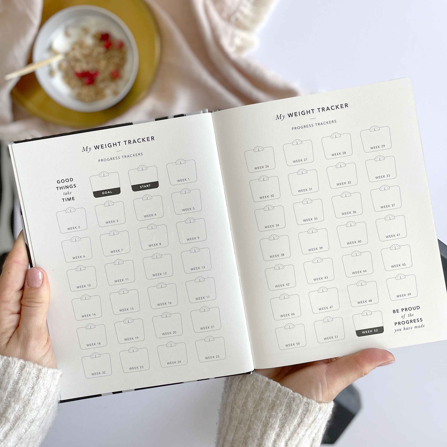 My Daily Fitness planner - Workout and Meal Planner (Black)