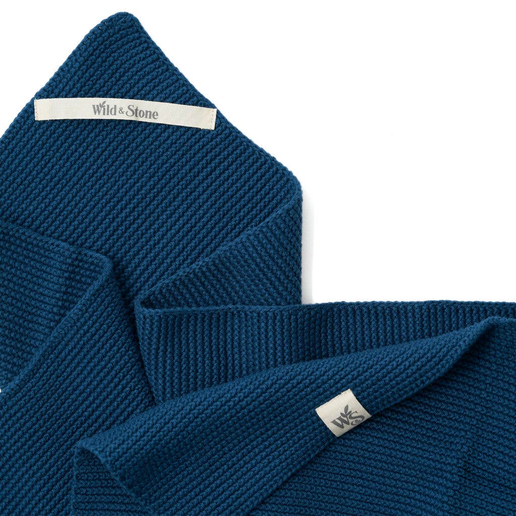Hand Towels - 100% Organic Cotton - Ocean