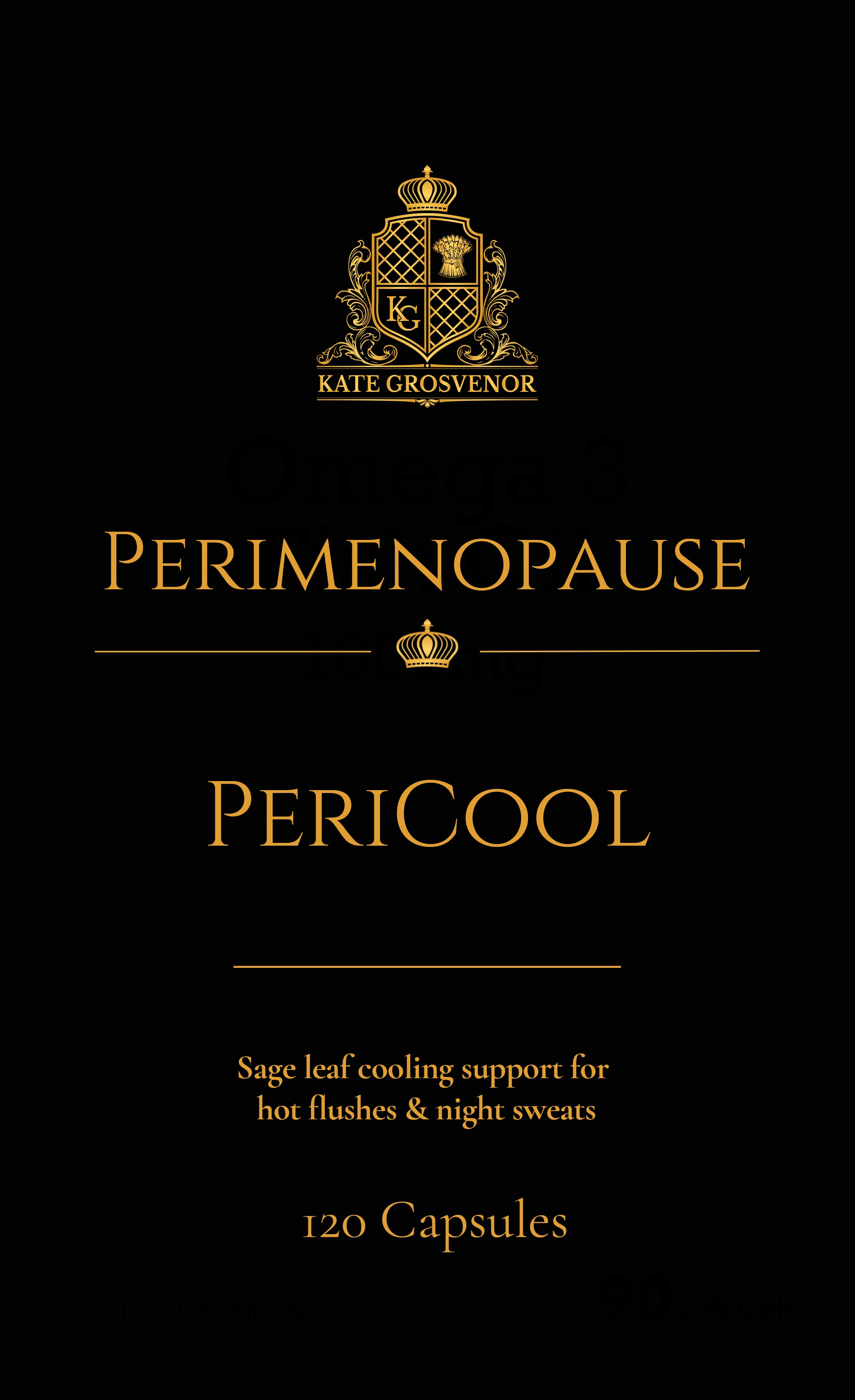 PeriCool: Sage Leaf Cooling Support for Hot Flushes & Night Sweats.