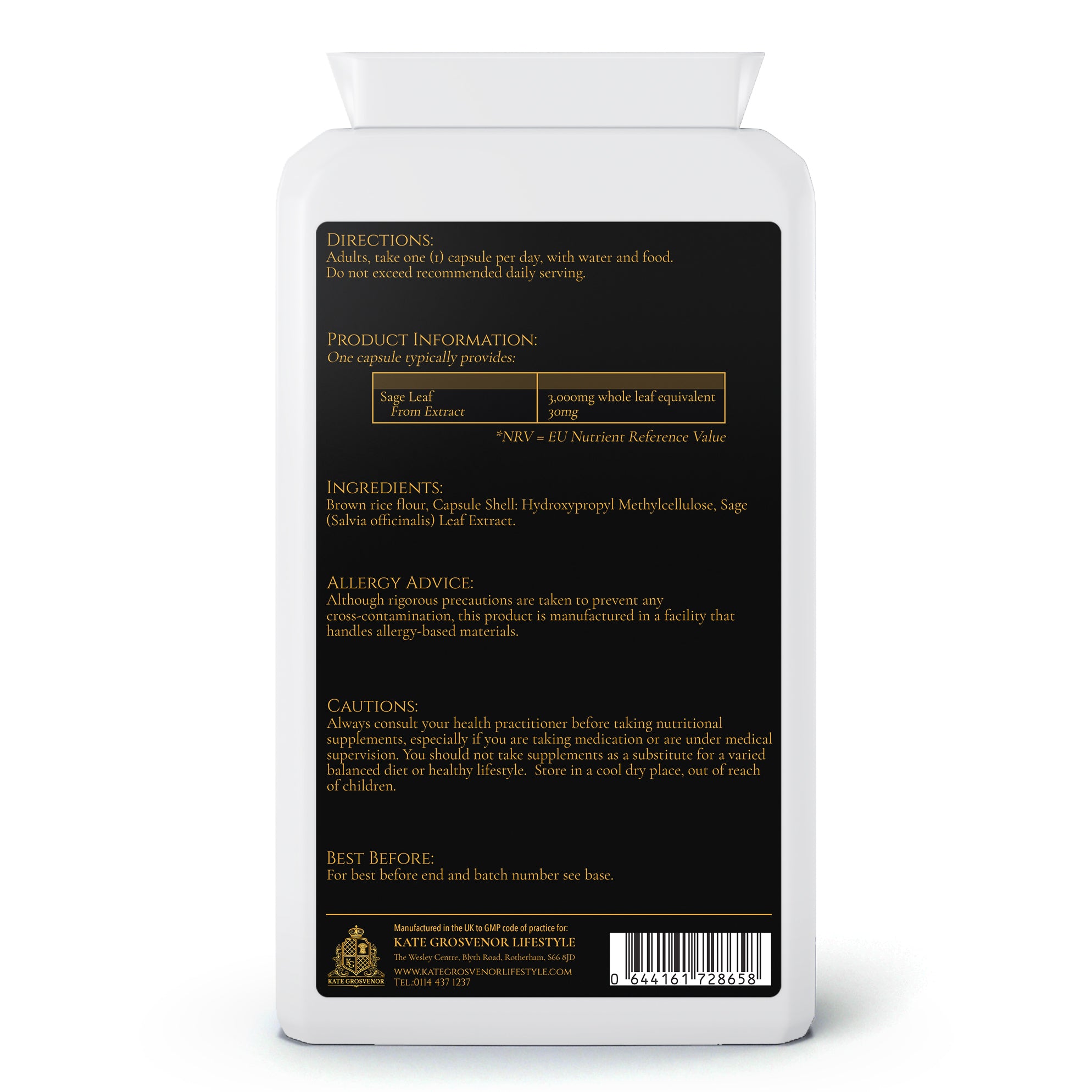 PeriCool: Sage Leaf Cooling Support for Hot Flushes & Night Sweats.