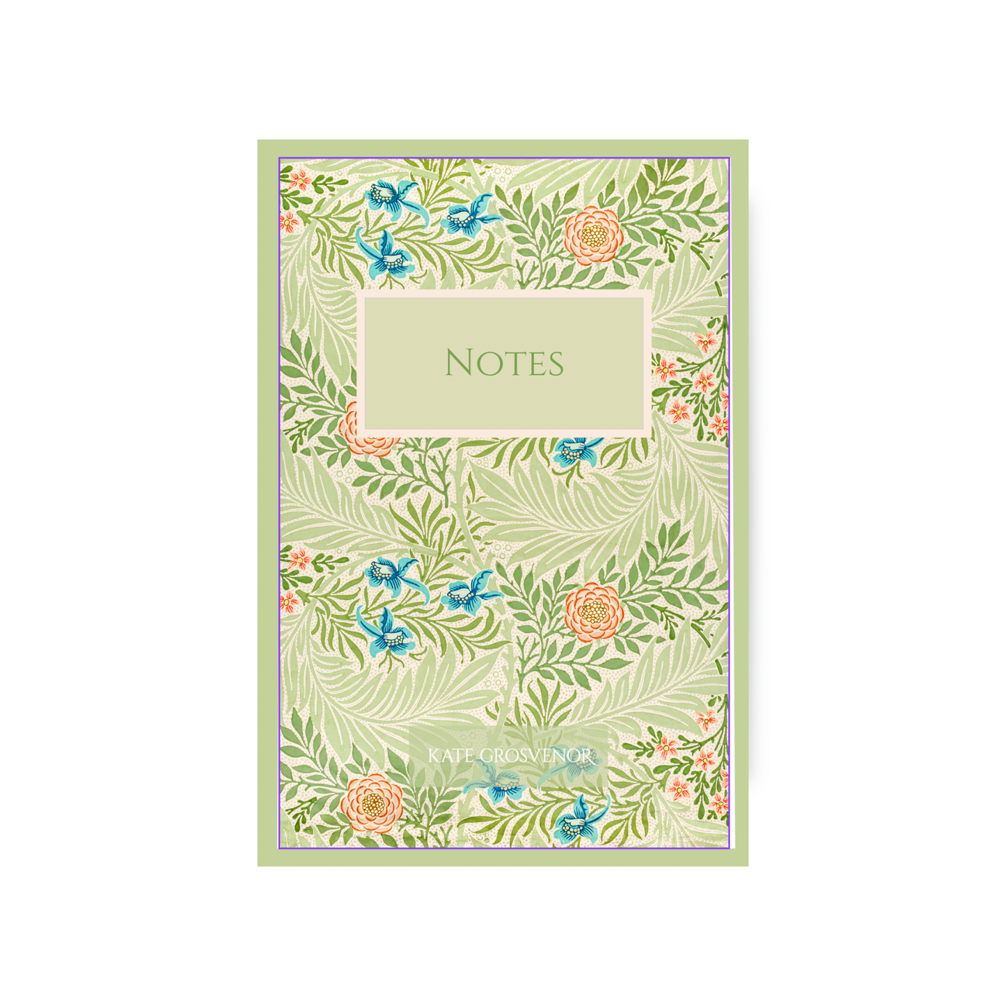 William Morris Larkspur Notebook