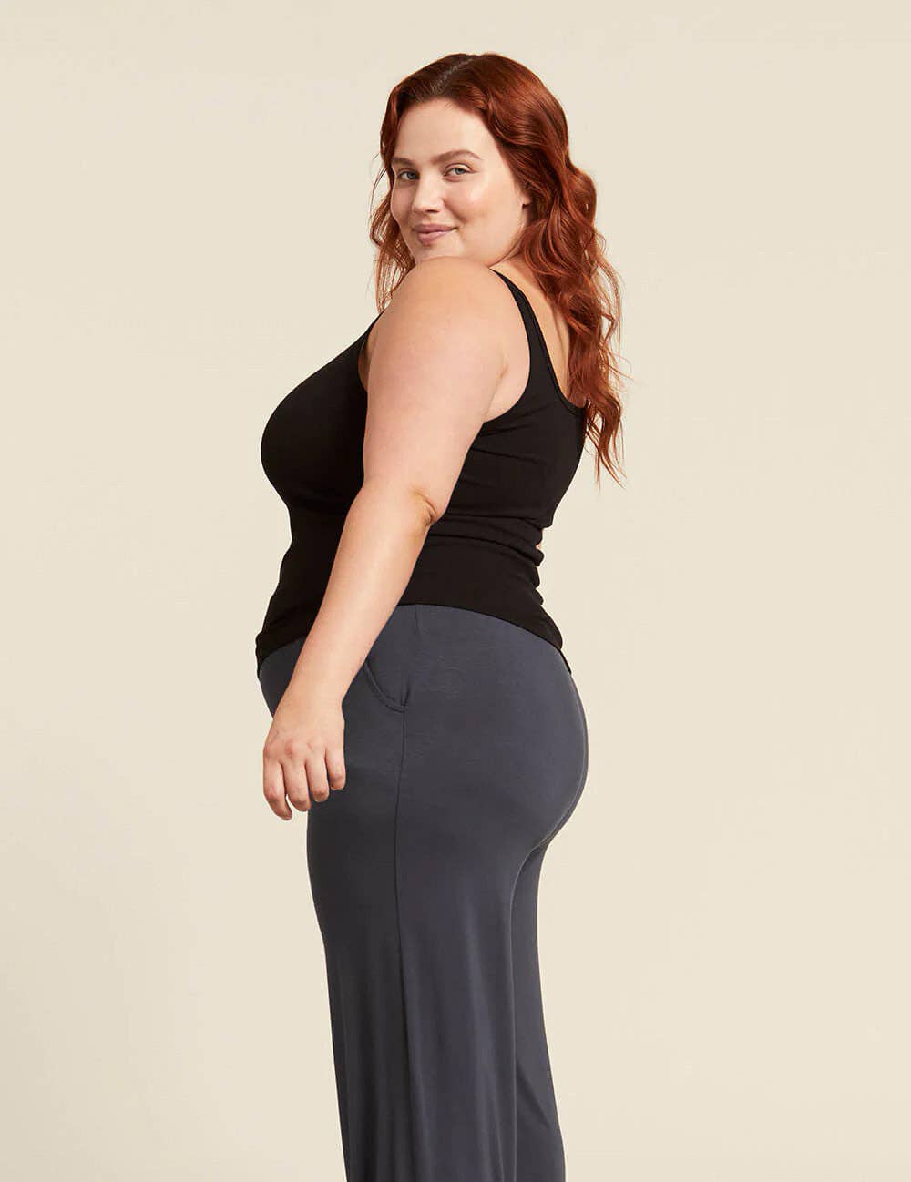 Ribbed Tank Top Black