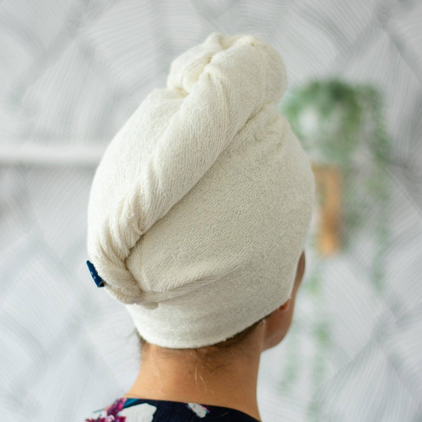 Bamboo Hair Wrap Towel, Super Soft For Drying Hair: Reusable Bamboo Hair Wrap