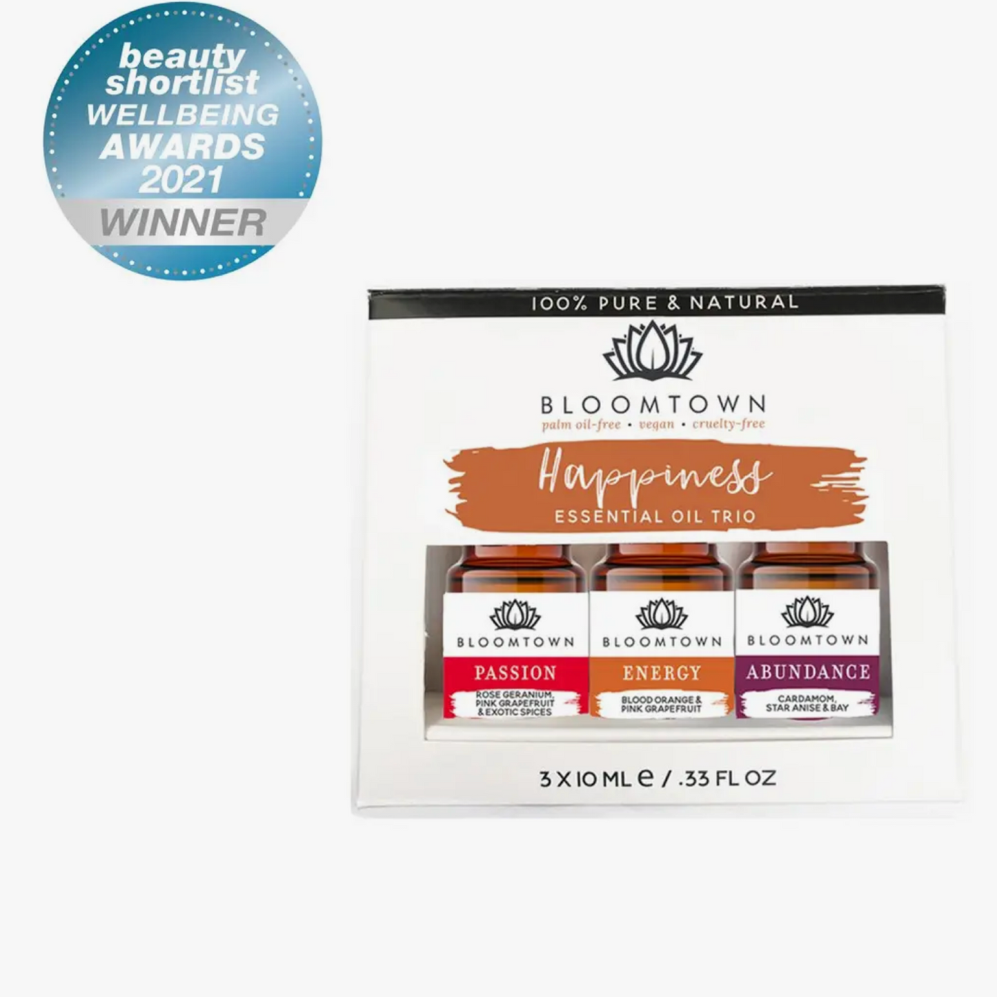 Bloomtown Happiness Essential Oil Trio (3 X 10ml)