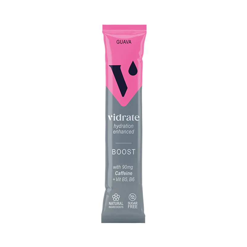 **NEW FLAVOUR** Guava Boost 90mg Caffeine Vidrate Hydrate Sachets