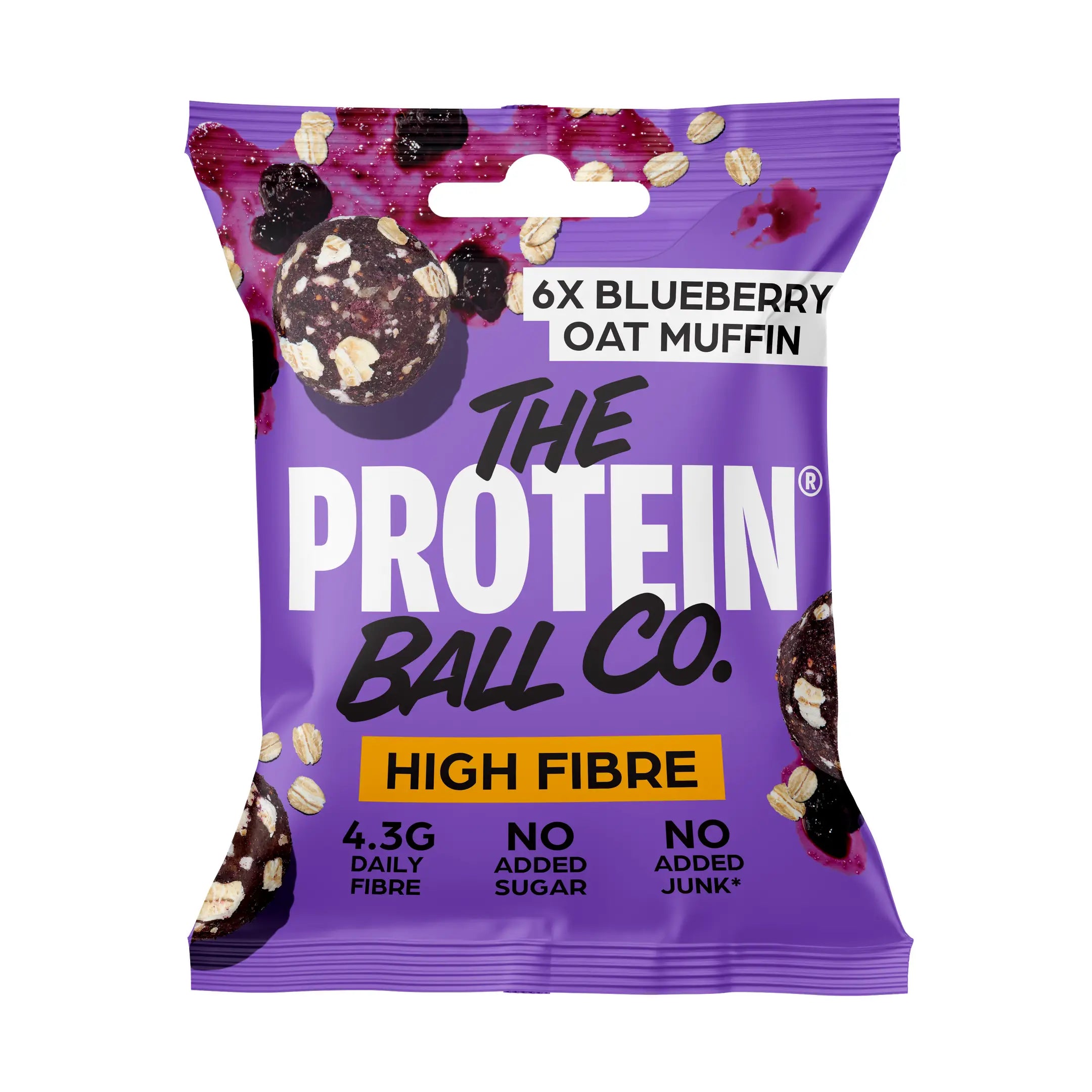 Blueberry Oat Muffin Protein Balls - Breakfast To-Go