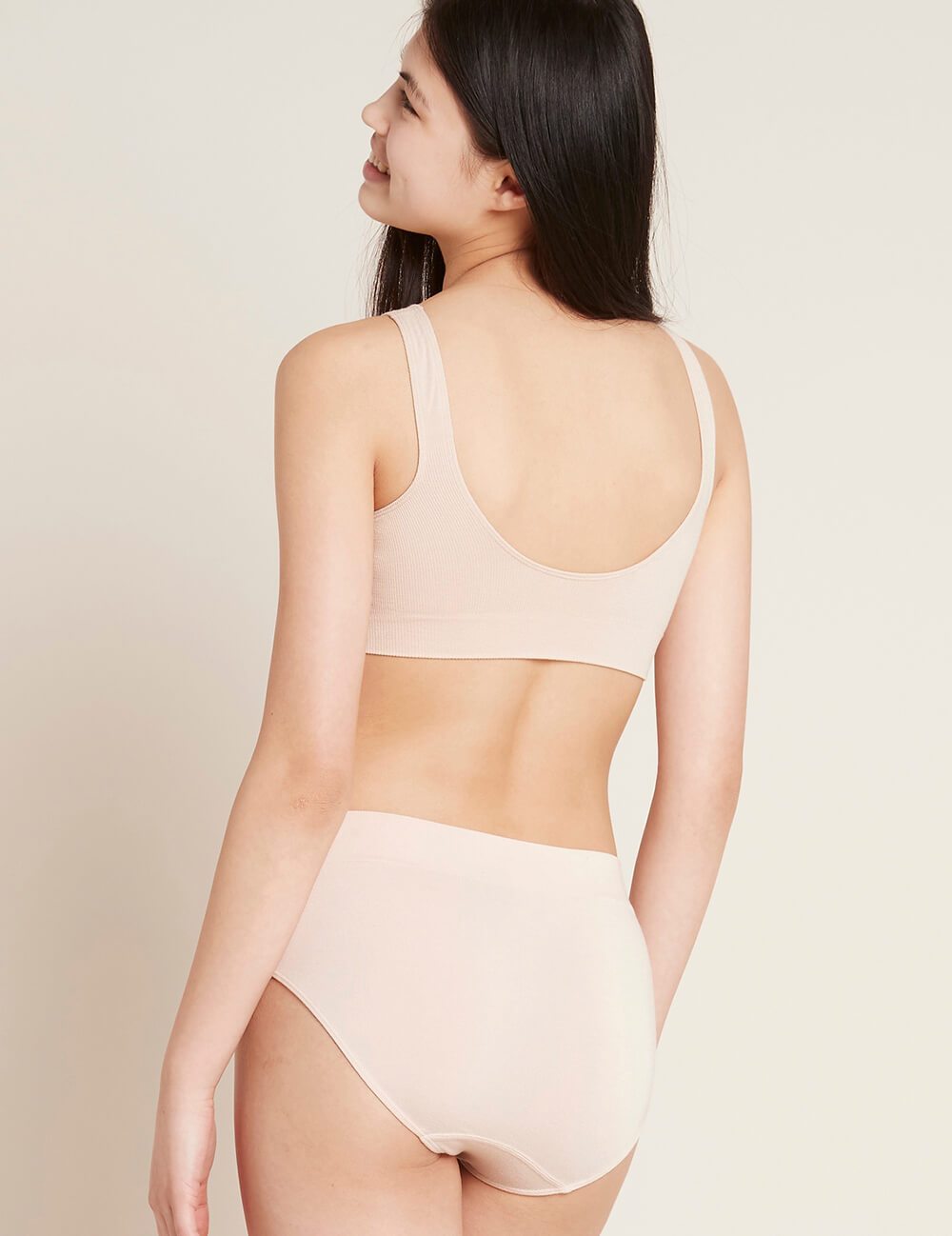 Boody Organic Bamboo Padded Shaper Bra - Nude