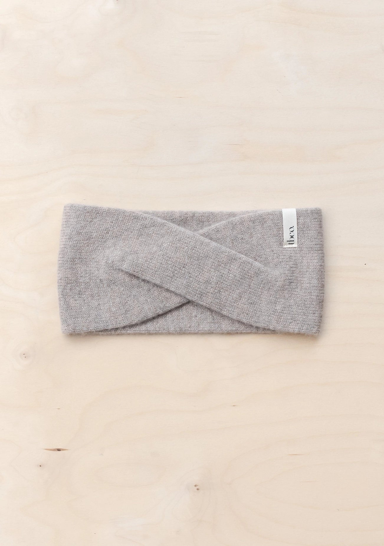 Cashmere & Merino Headband in Oatmeal Melange