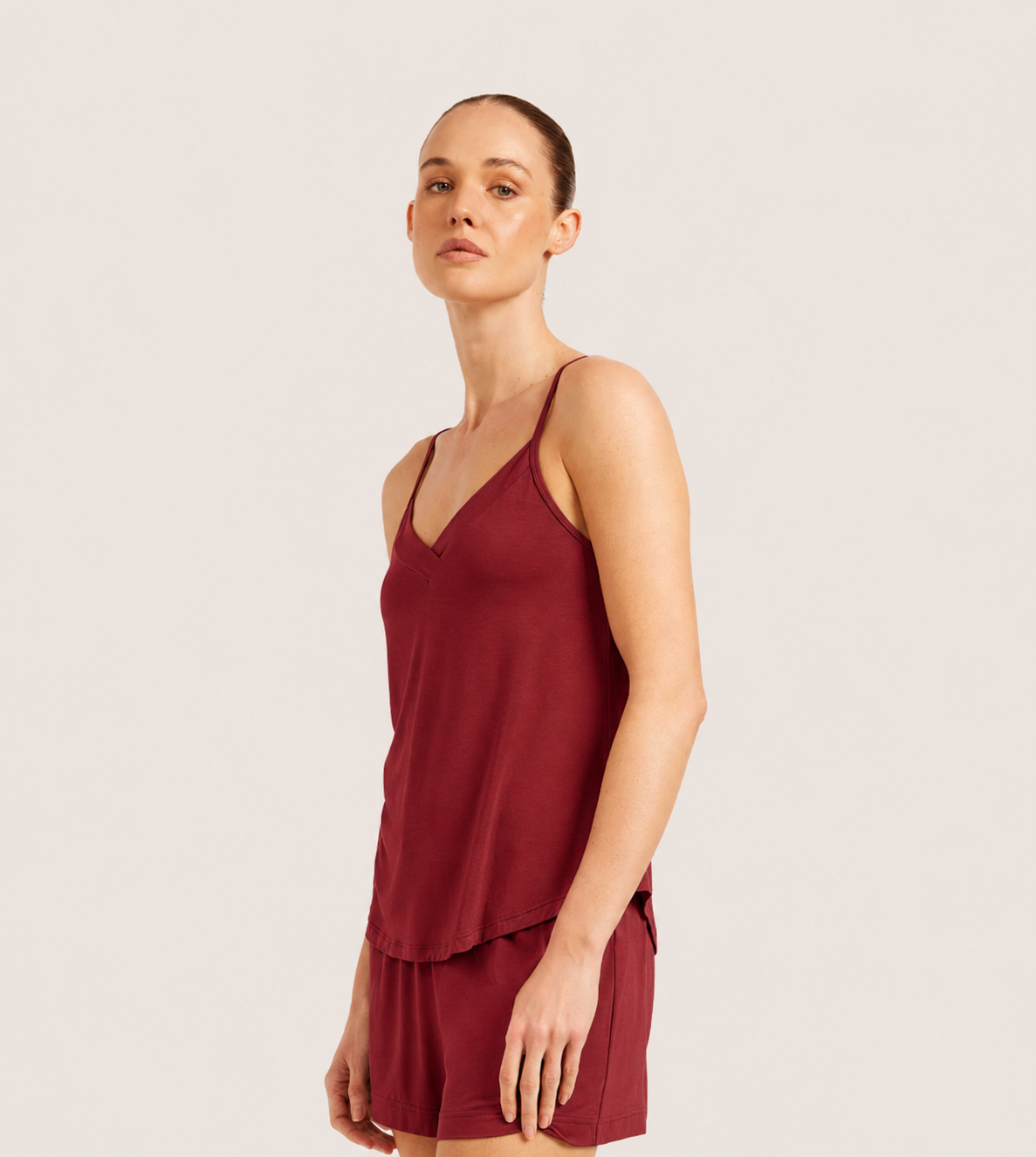 Bamboo Goodnight Sleep Cami Ruby