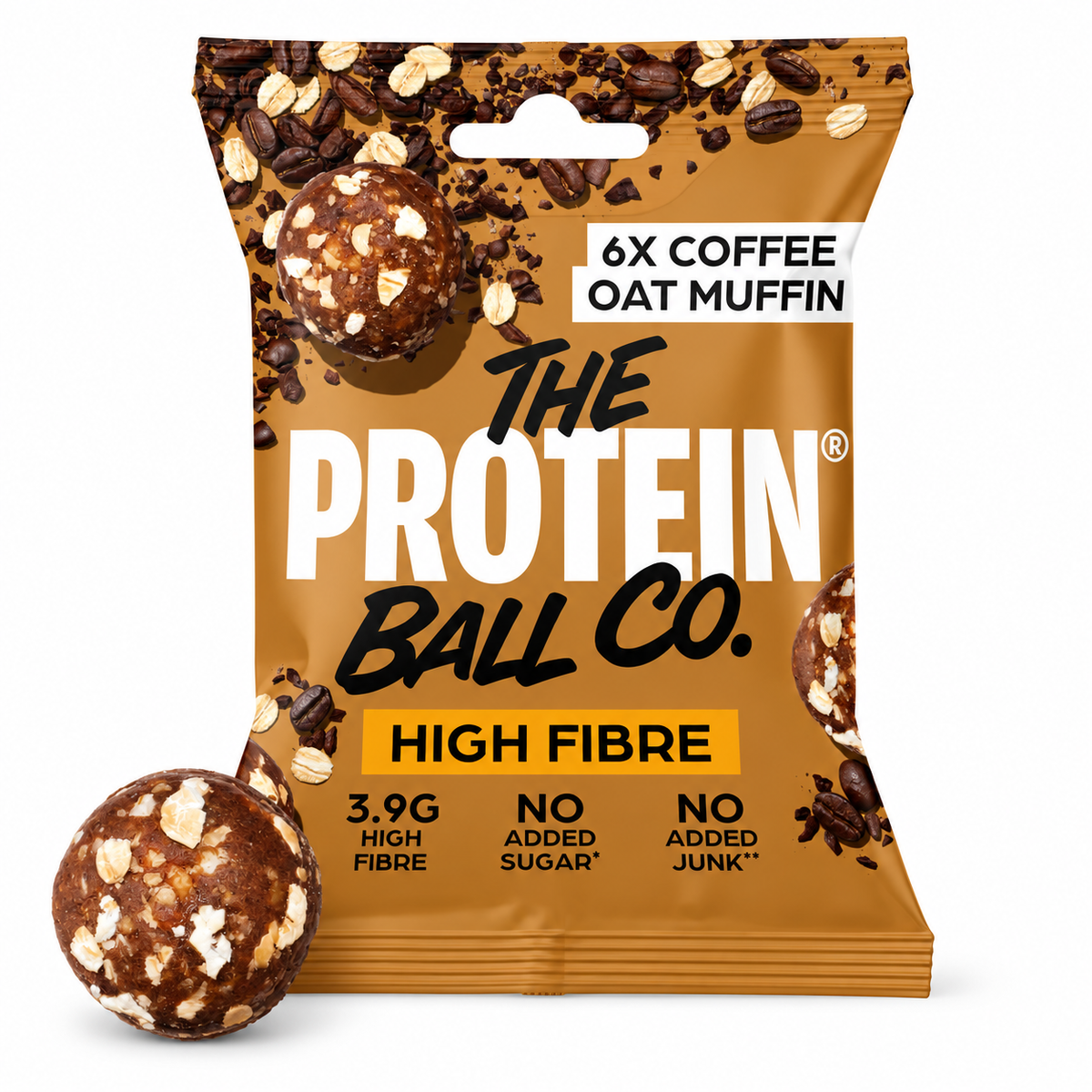 Coffee Oat Muffin Protein Balls - Breakfast on the go