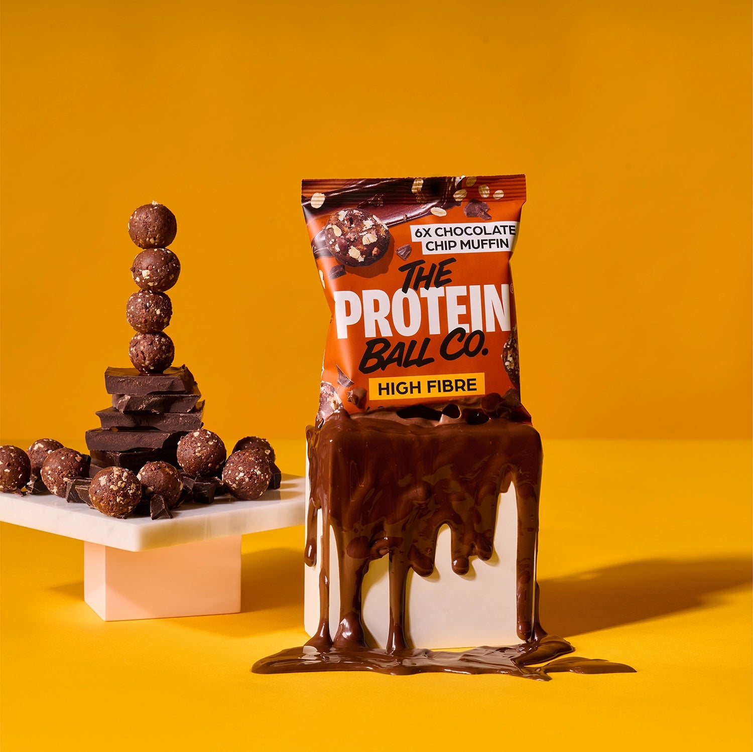 Choc Chip Muffin Protein Balls - Breakfast on the go