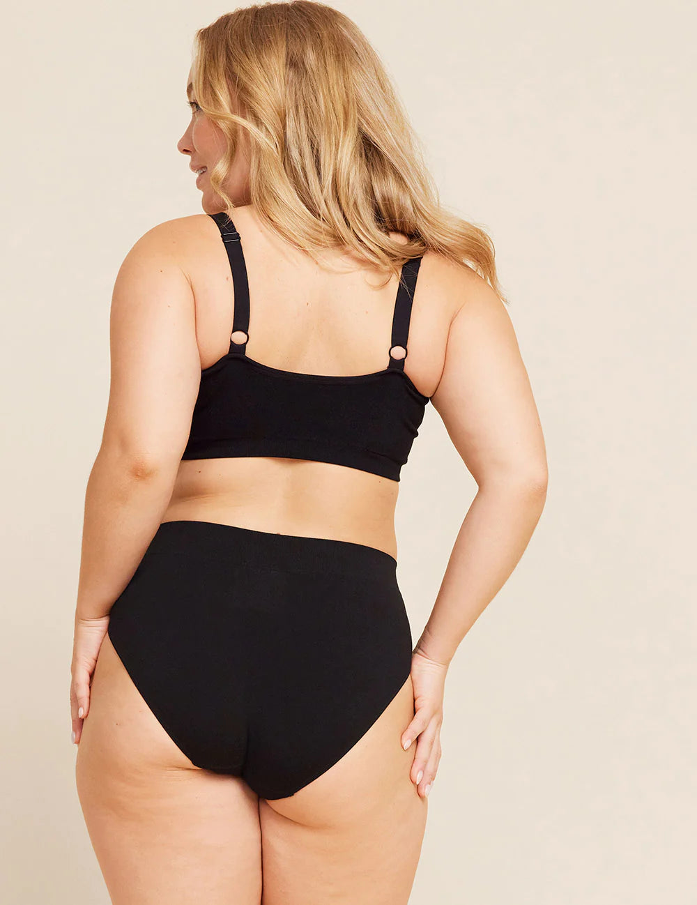 Full Bust Wireless Bra Black
