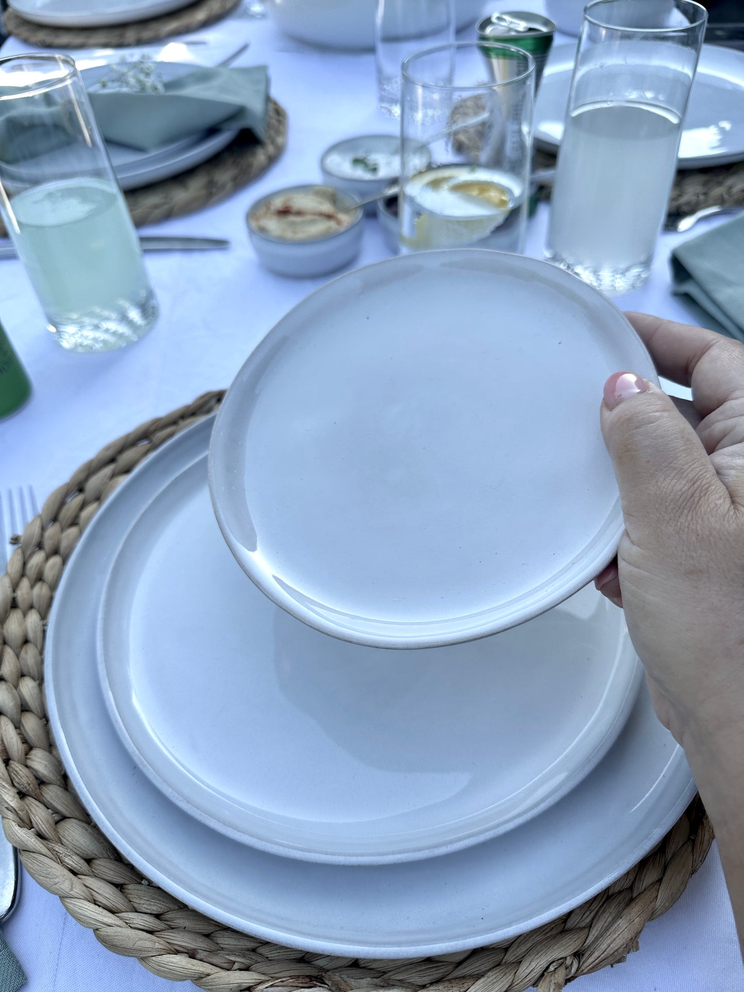 STONE SIDE PLATE (22CM)