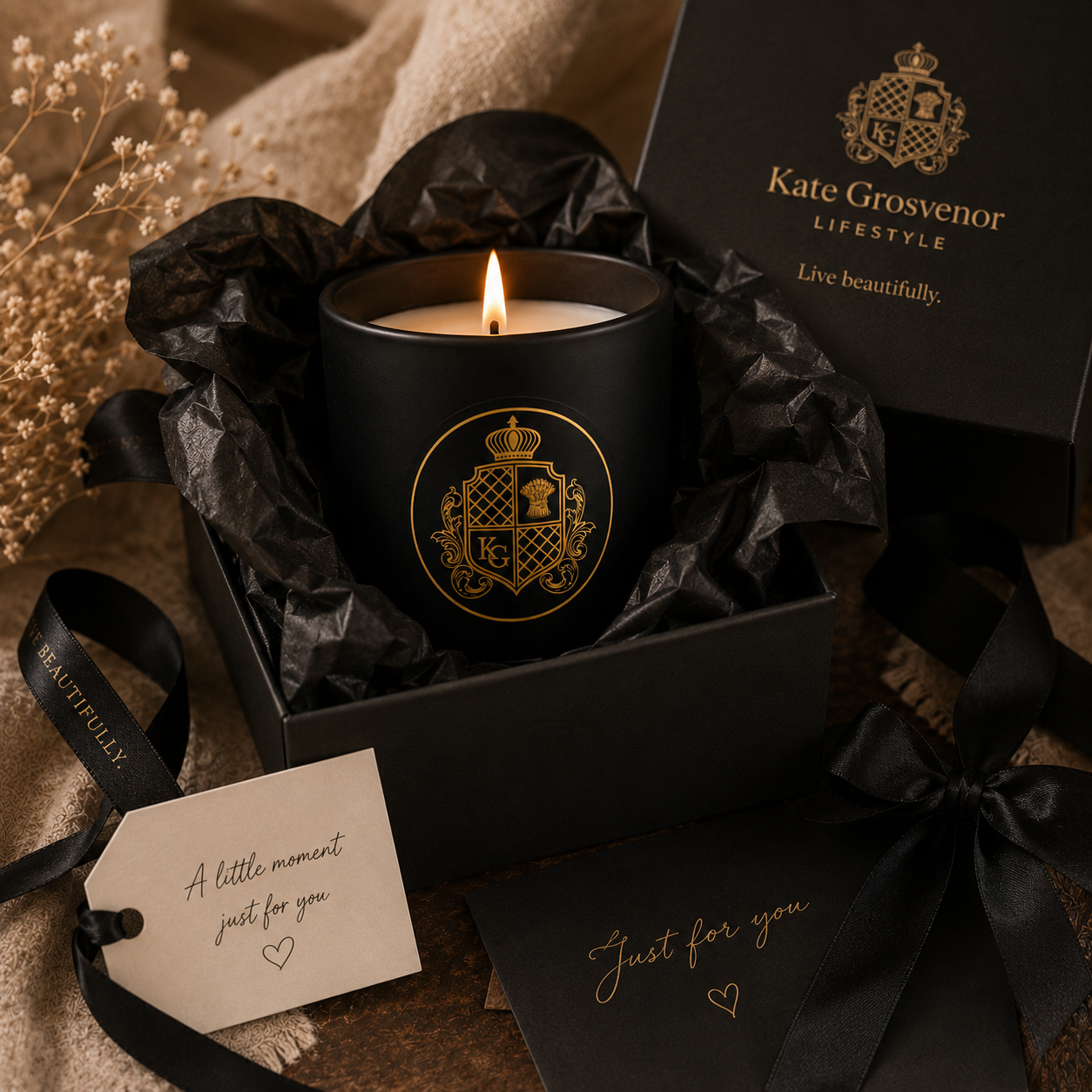 Kate Grosvenor Lifestyle Soy Wax Candle 200G: Wood Sage & Sea Salt