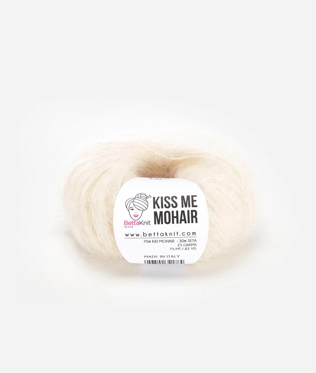 Kiss Me Mohair, Soft Yarn - 70% Kid Mohair — 30% Silk