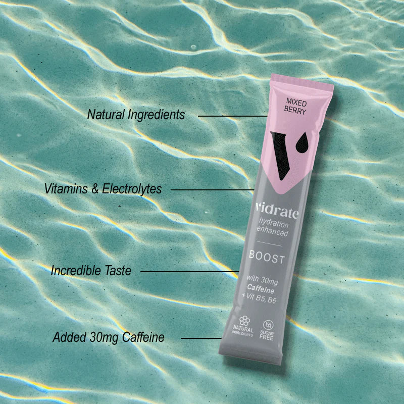 Vidrate Boost (Mixed Berry) Hydration Sachets