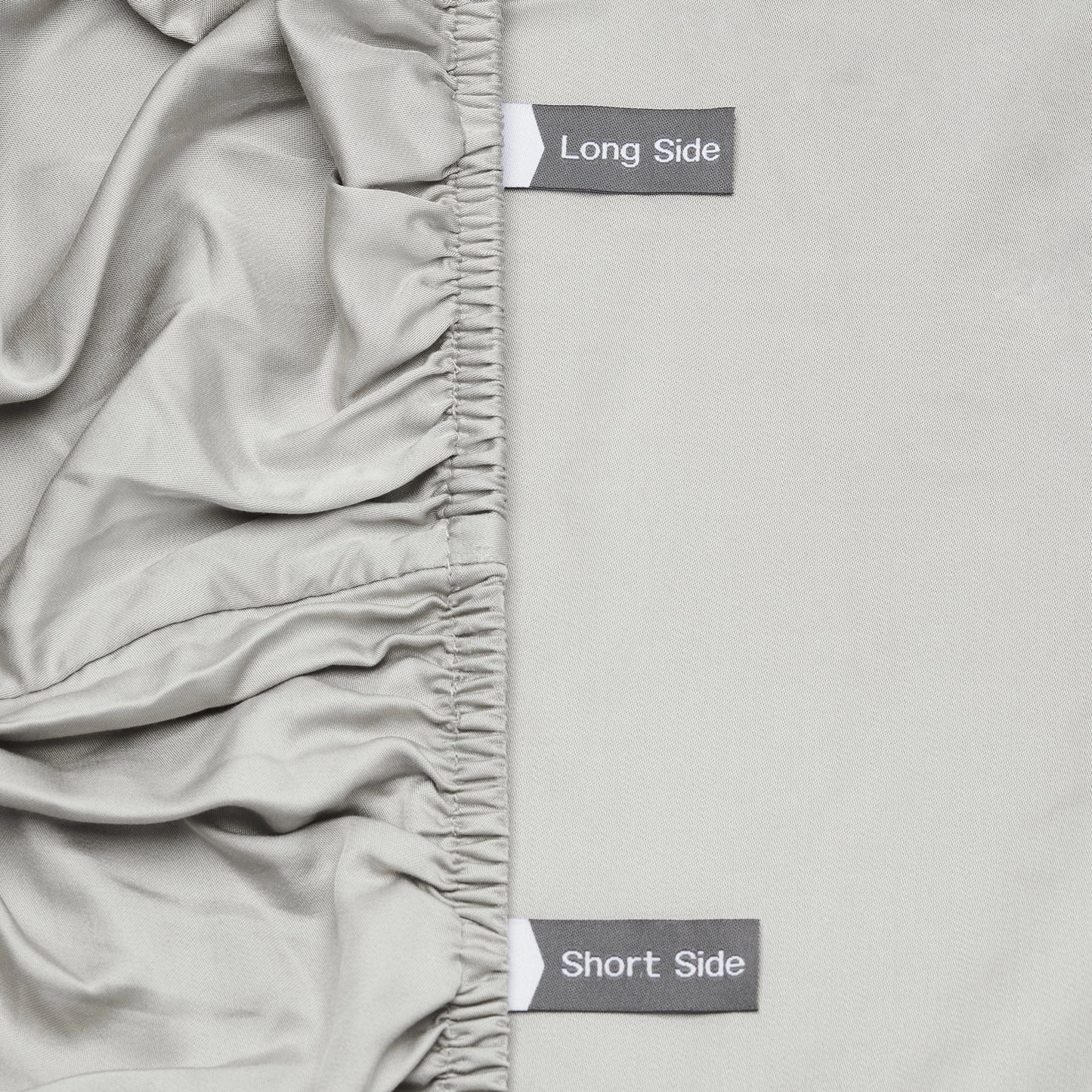 100% Organic Bamboo Silk Fitted Sheet - White, Double