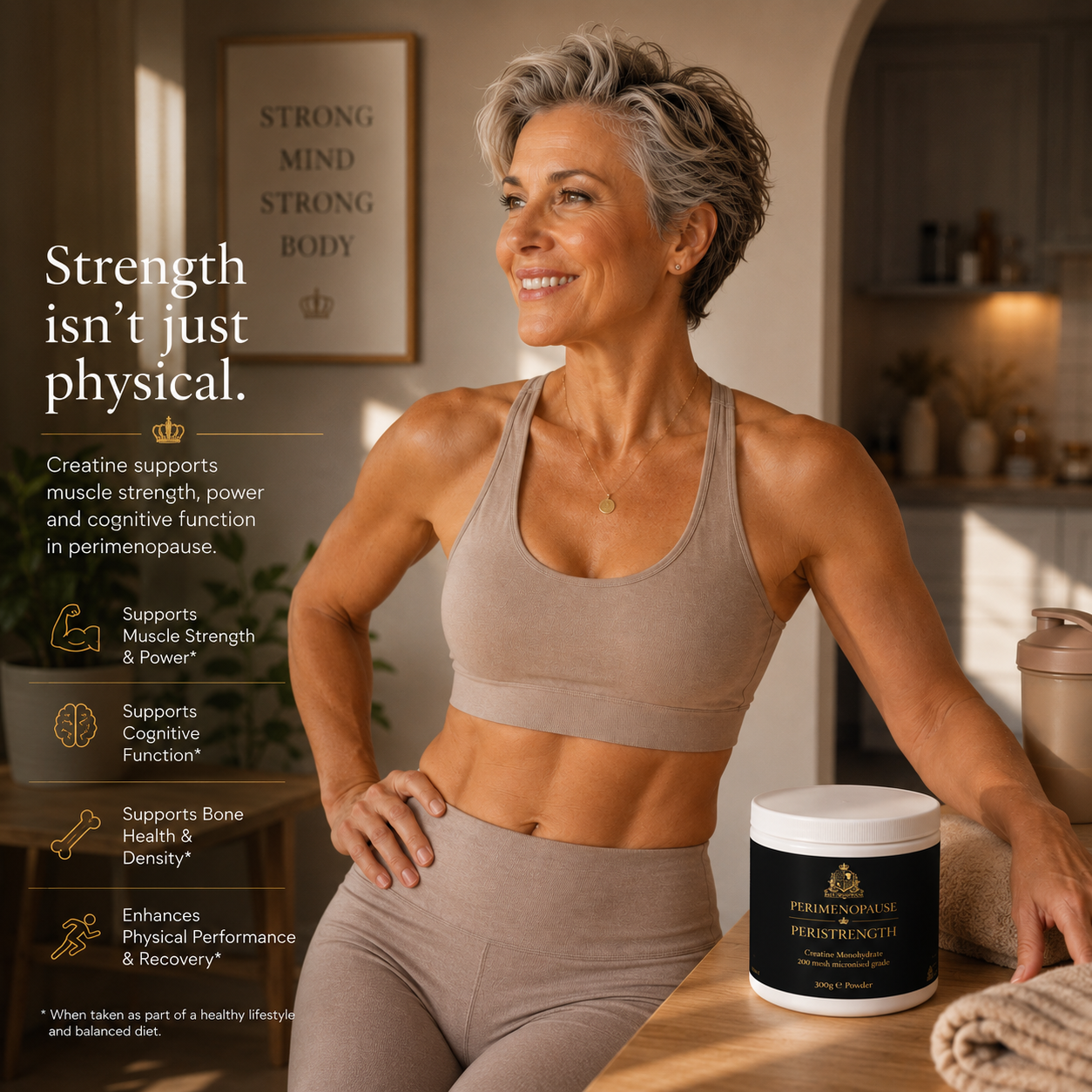 PeriStrength: Creatine for Muscle Strength, Energy and Cognitive Support