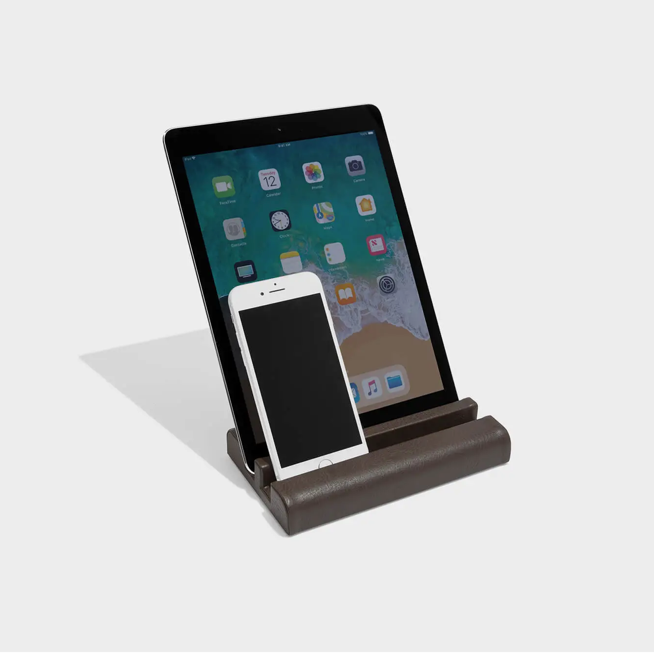 Brown Tech Stand