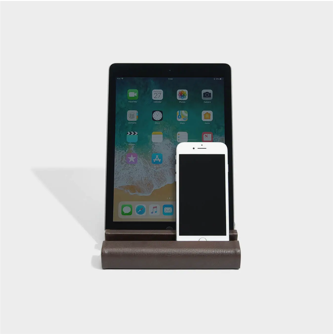 Brown Tech Stand