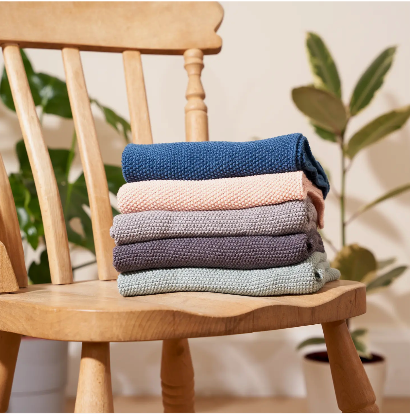Hand Towels - 100% Organic Cotton - Rose