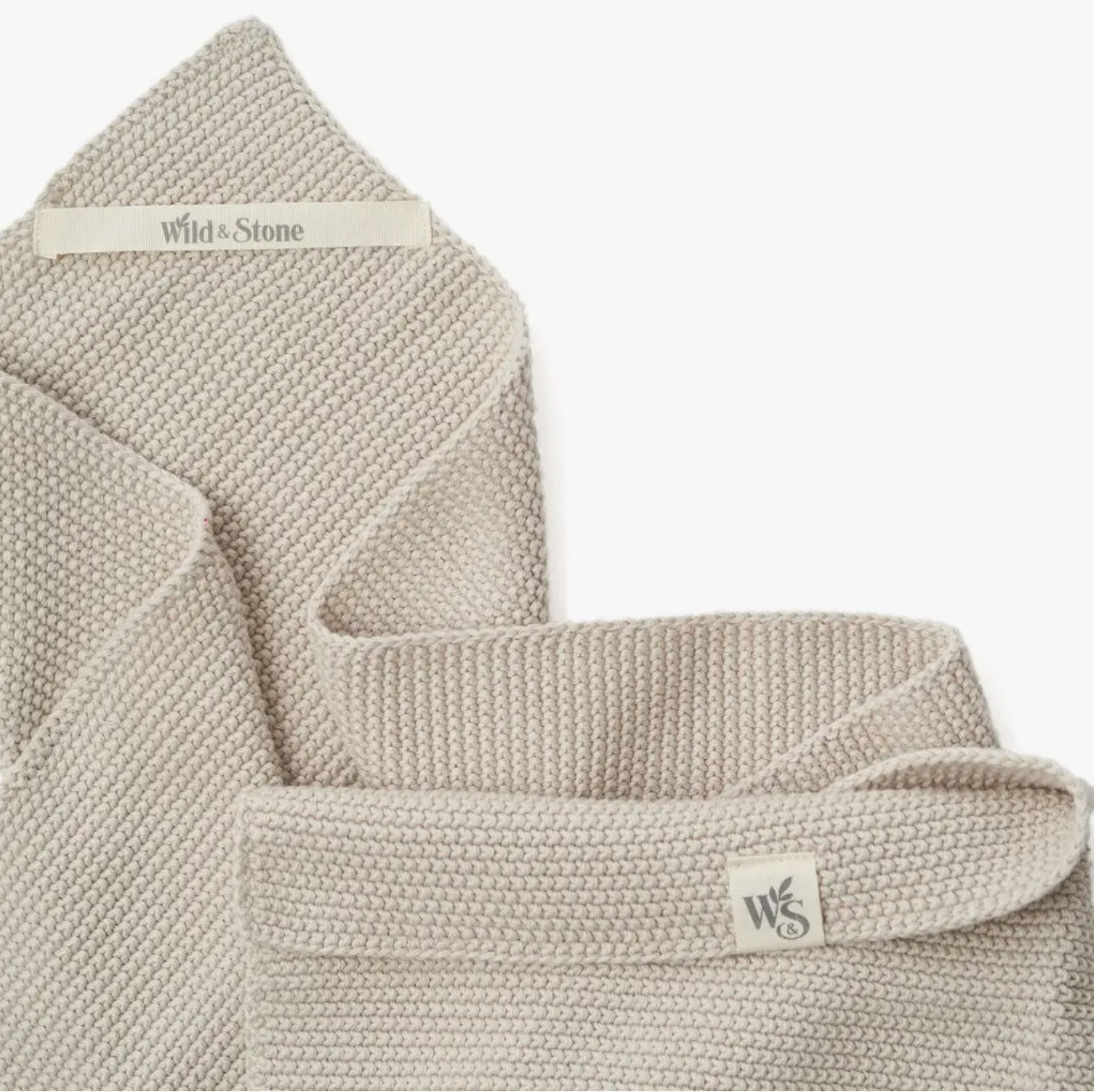 Hand Towels - 100% Organic Cotton - Beach Sand