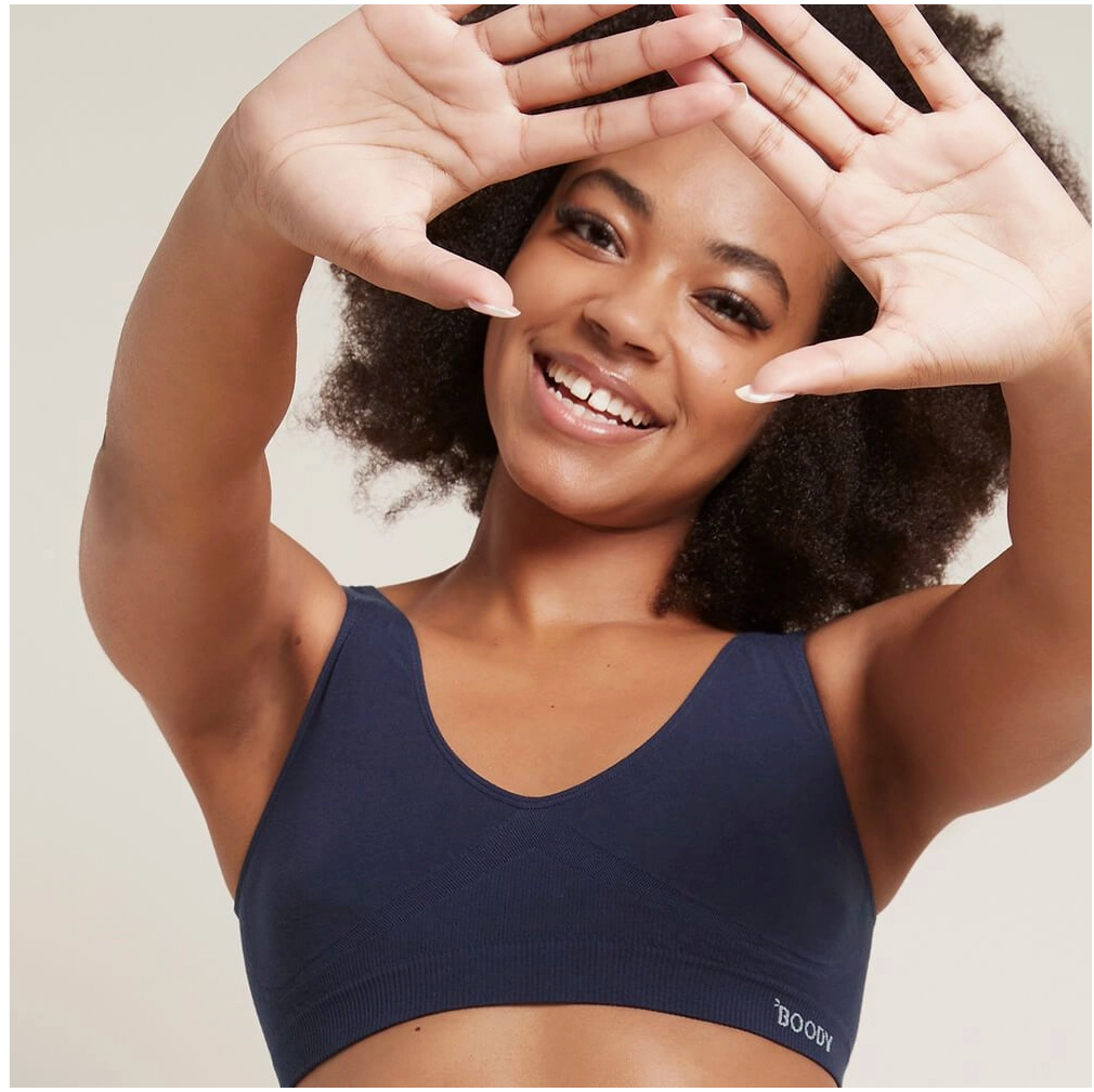 Boody Organic Bamboo Shaper Bra - Navy