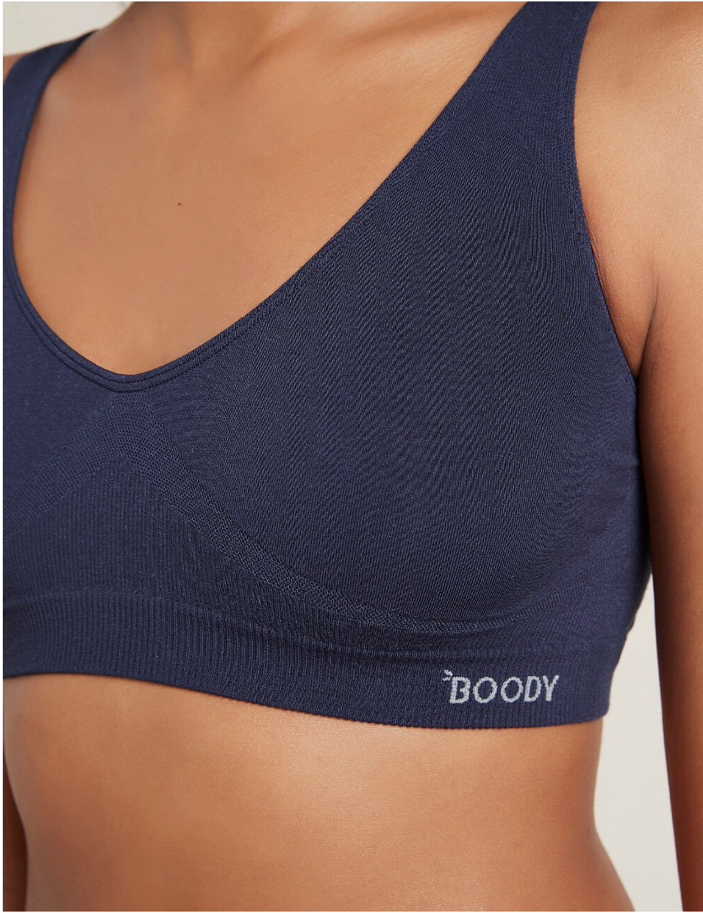 Boody Organic Bamboo Shaper Bra - Navy