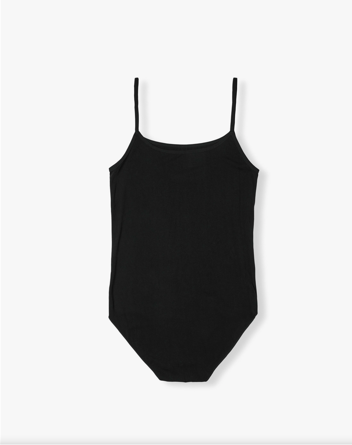 Organic Bamboo Cami Bodysuit Black