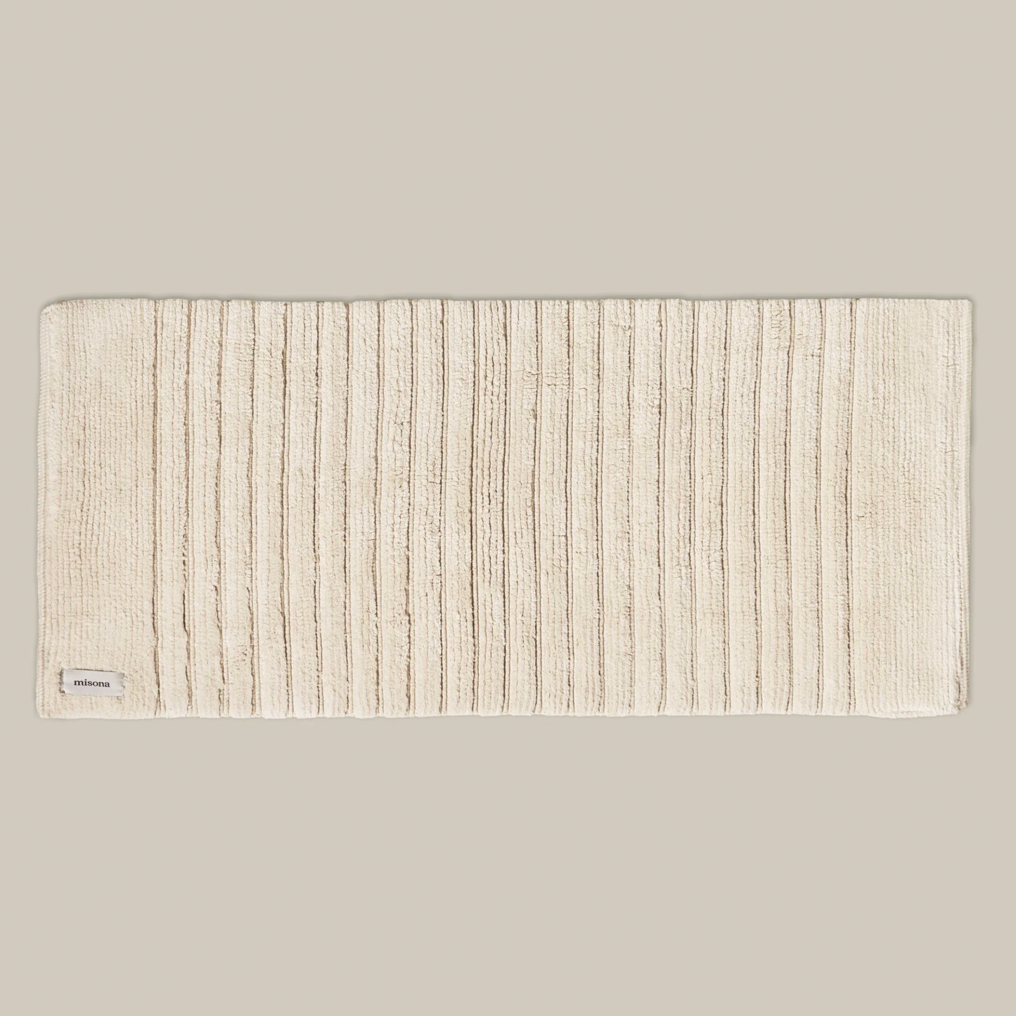 Organic Cotton Bath Mat / Natural