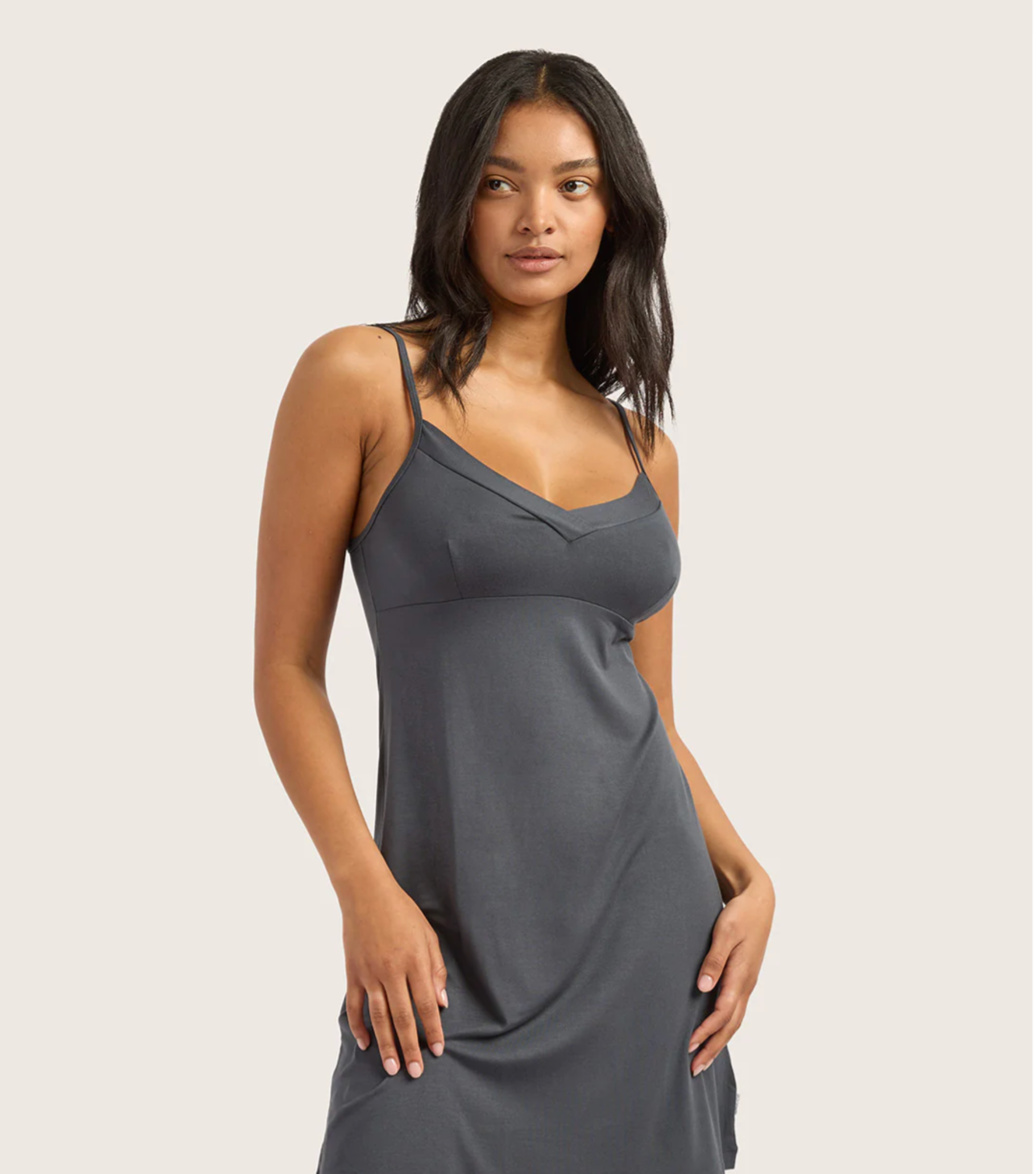 Goodnight Slip Sleep Dress Storm