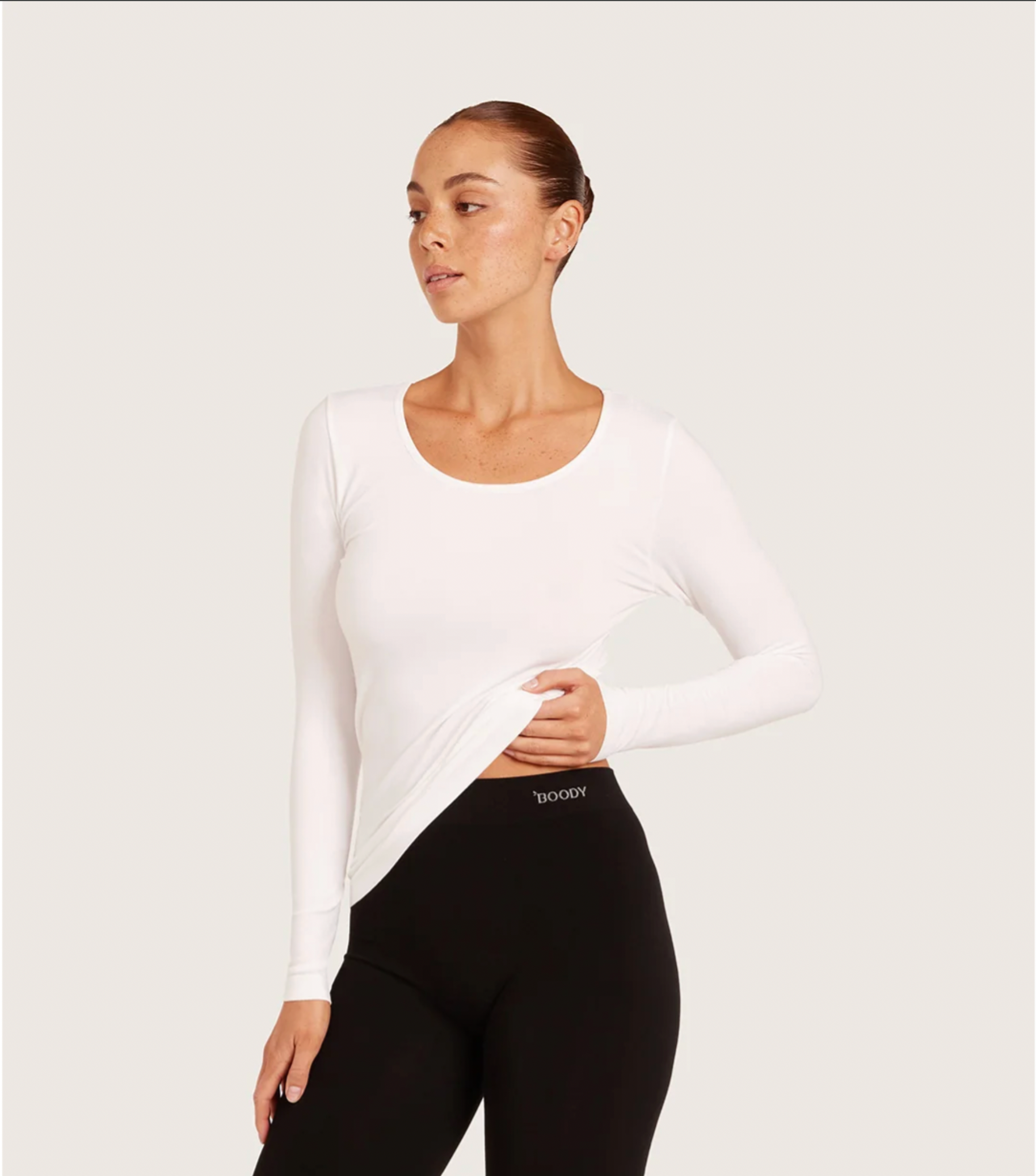 Long Sleeve Top White