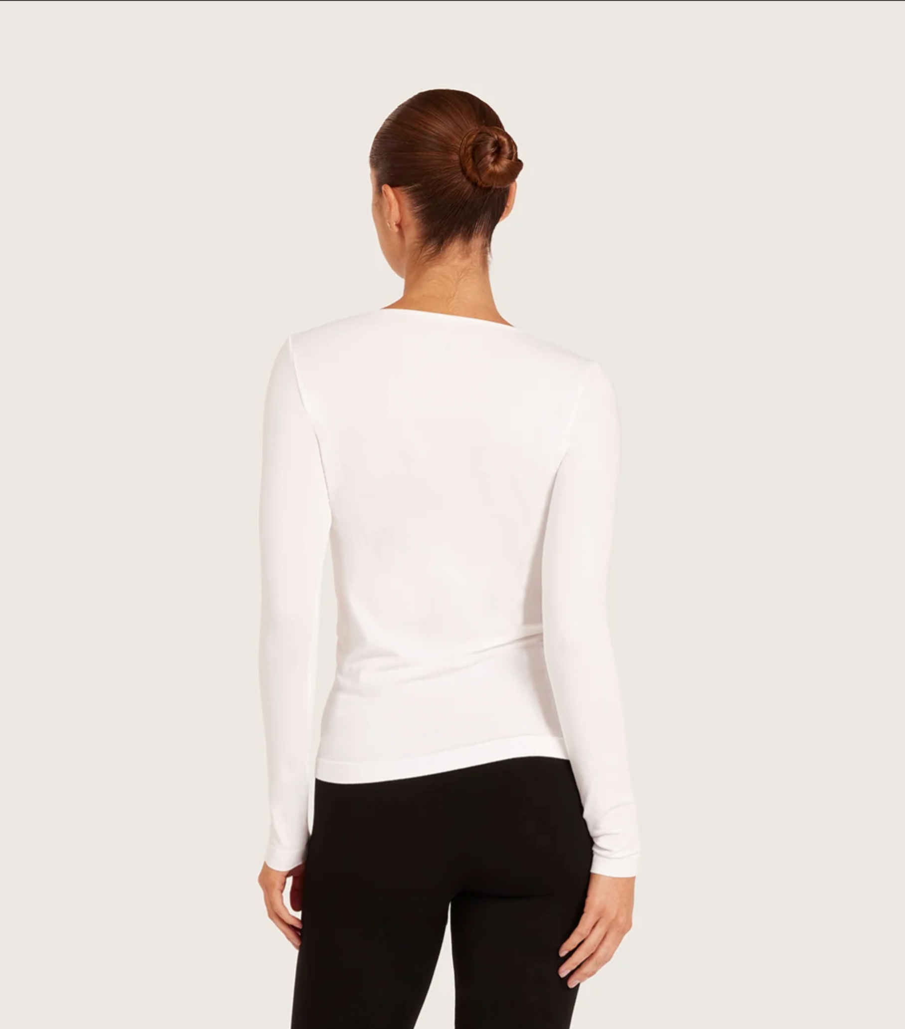 Long Sleeve Top White