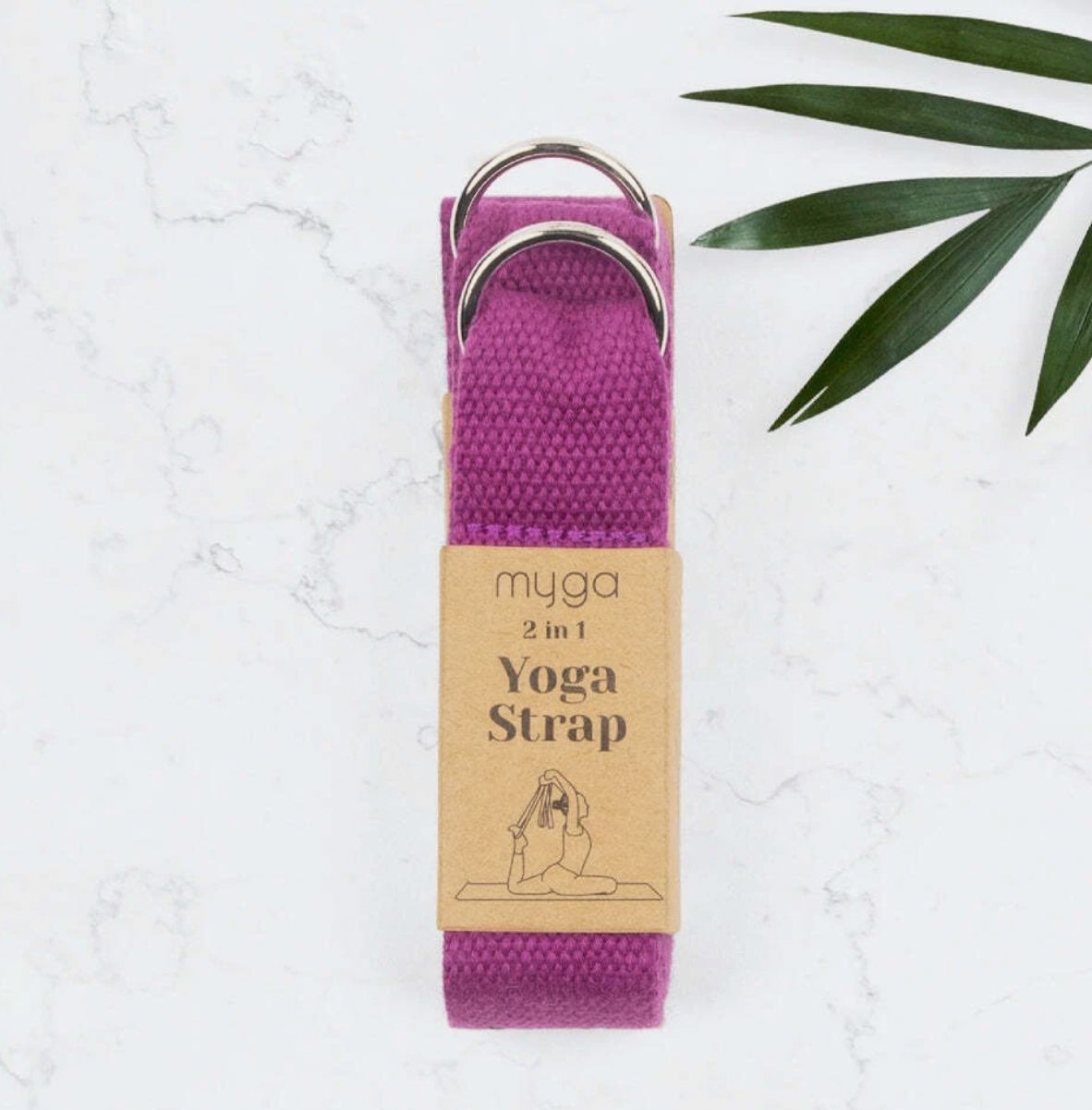 Myga 2 in 1 Yoga Strap - Puple