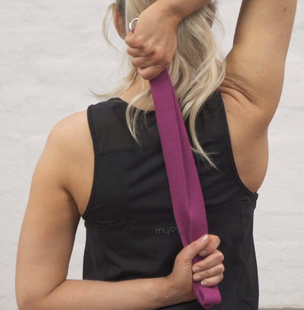 Myga 2 in 1 Yoga Strap - Puple