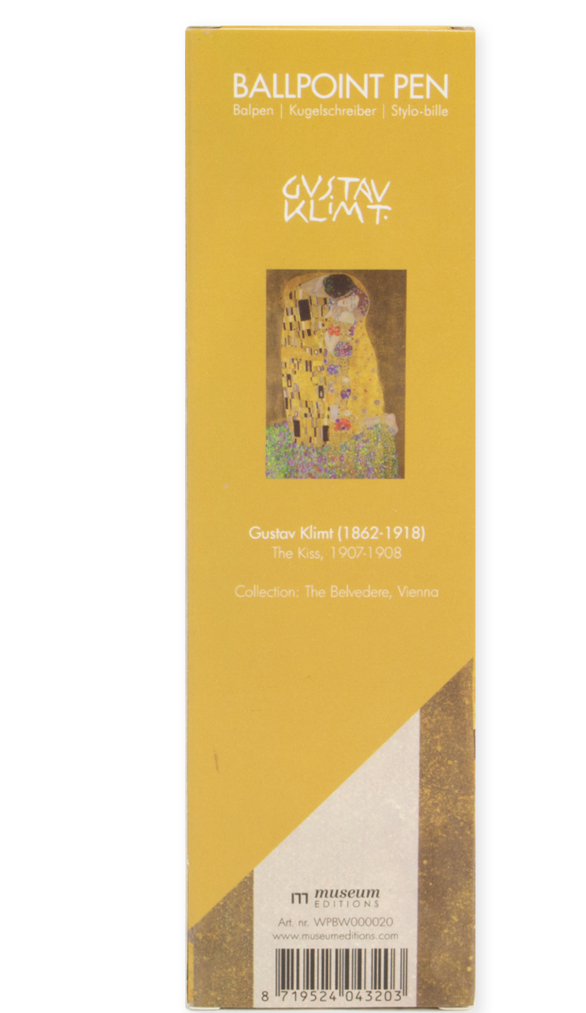 Gustav Klimt The Kiss Luxury Refillable Ballpoint Pen & Gift Box