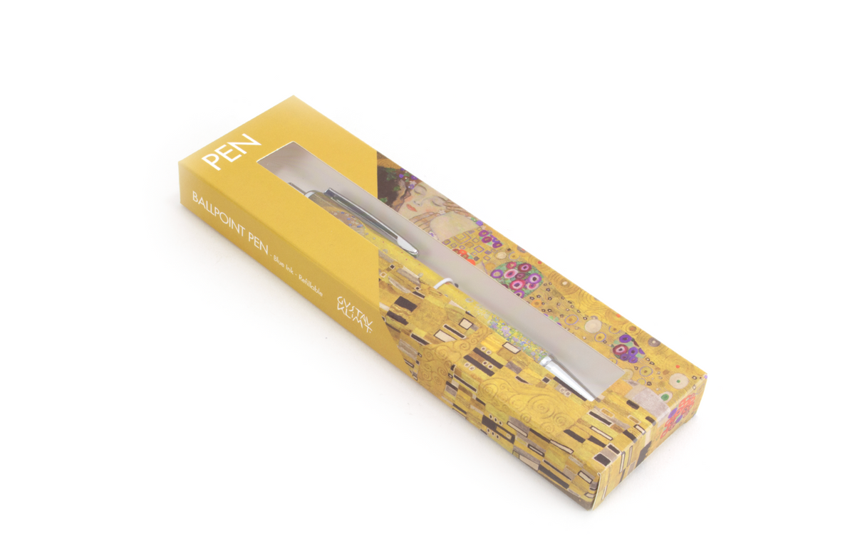 Gustav Klimt The Kiss Luxury Refillable Ballpoint Pen & Gift Box